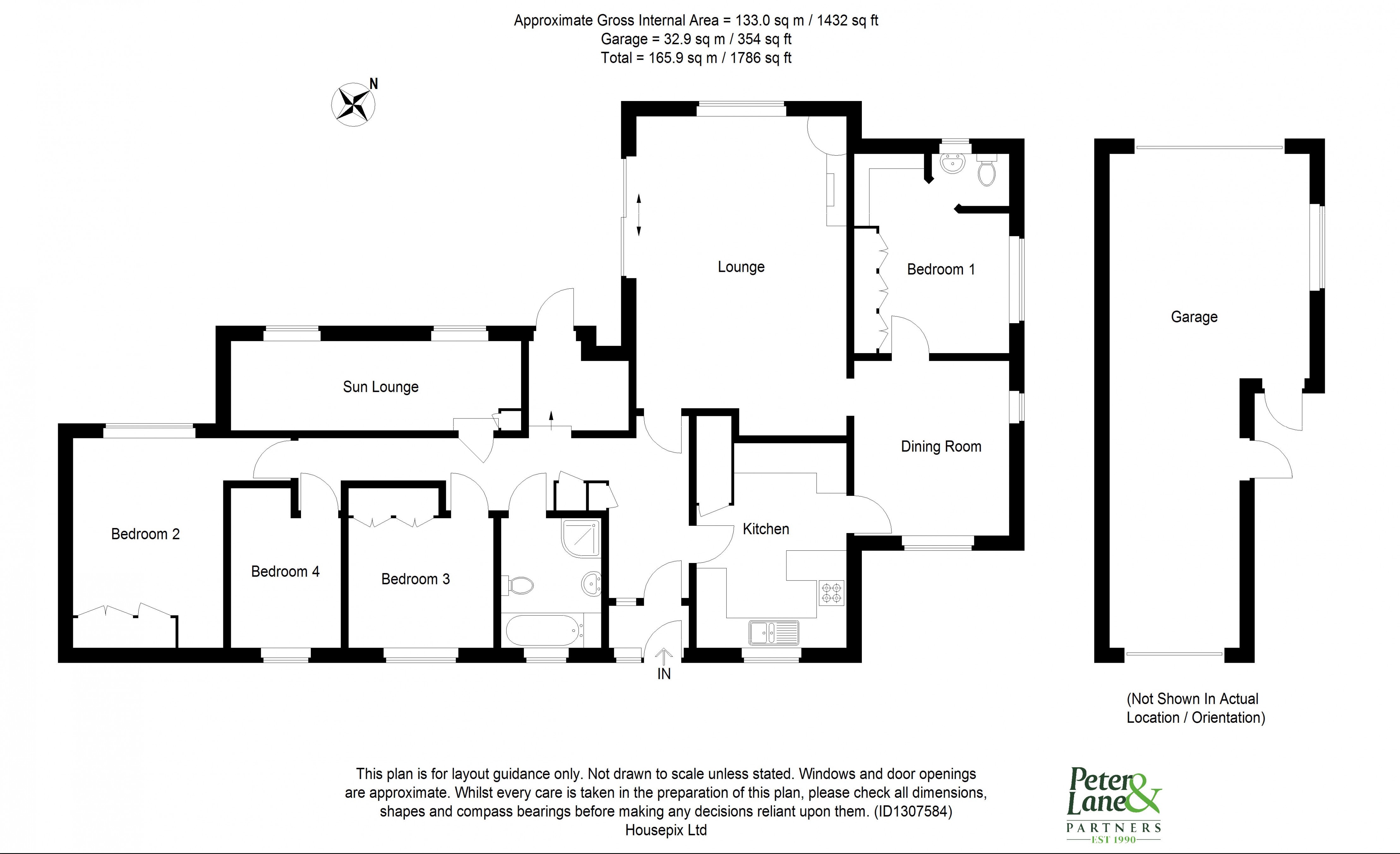 Floorplan for Wyton, Huntingdon