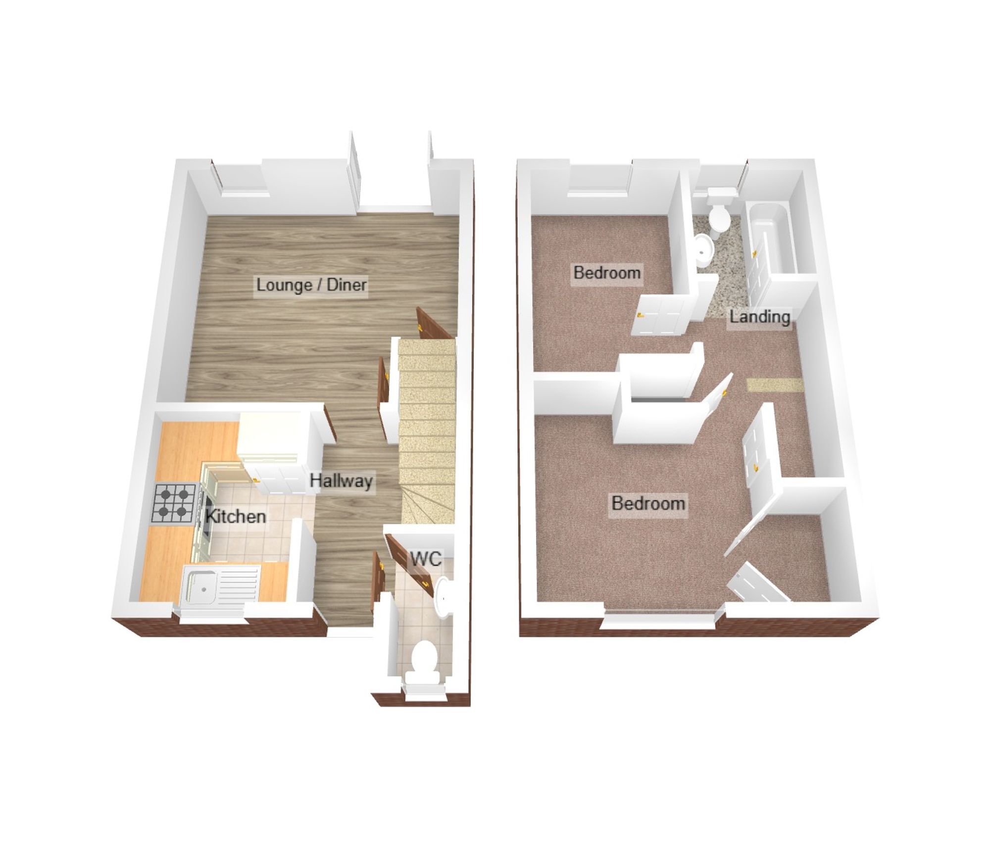 Floorplan for Banc Gwyn, Bridgend, CF31