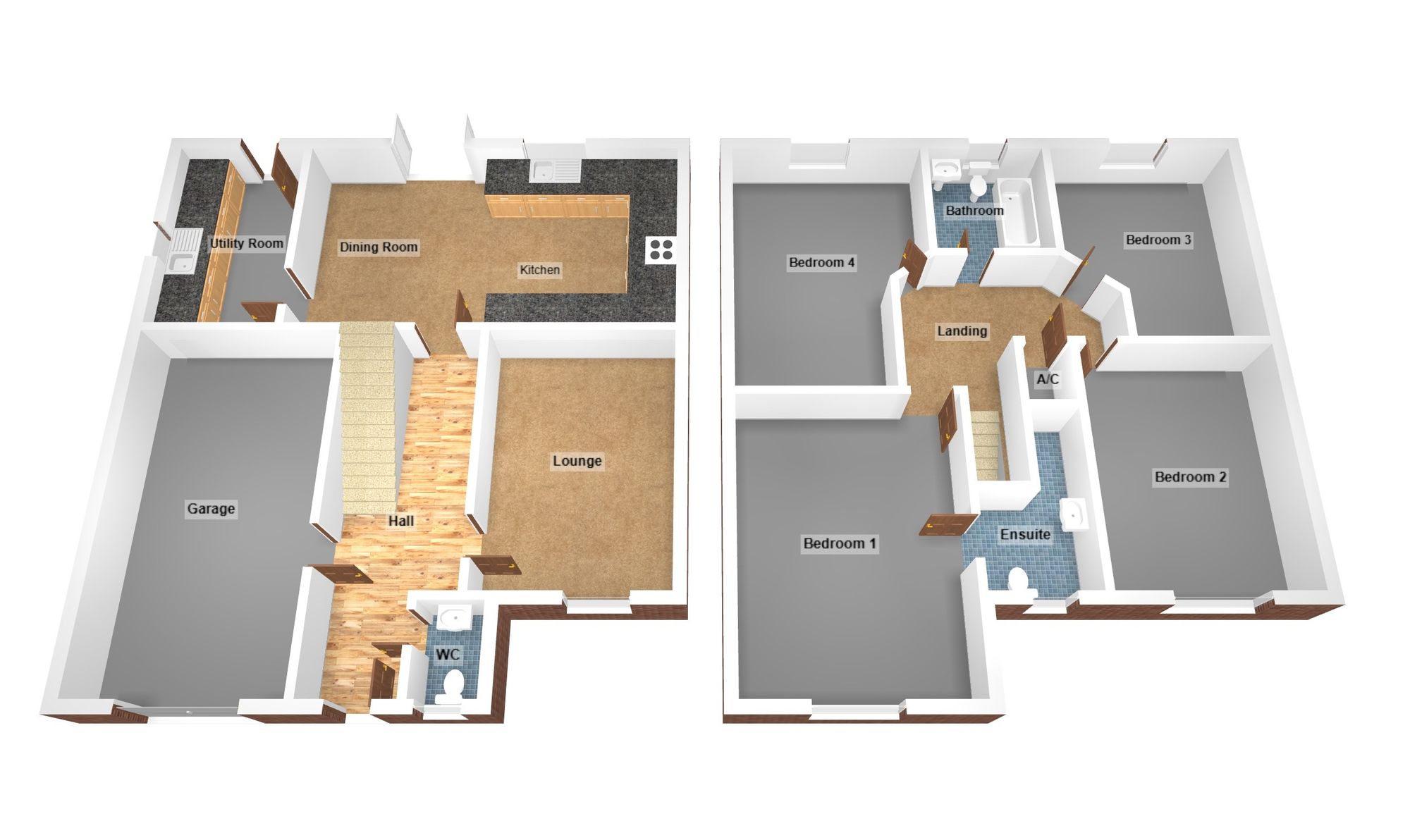 Floorplan for Parc Tondu, Tondu, CF32