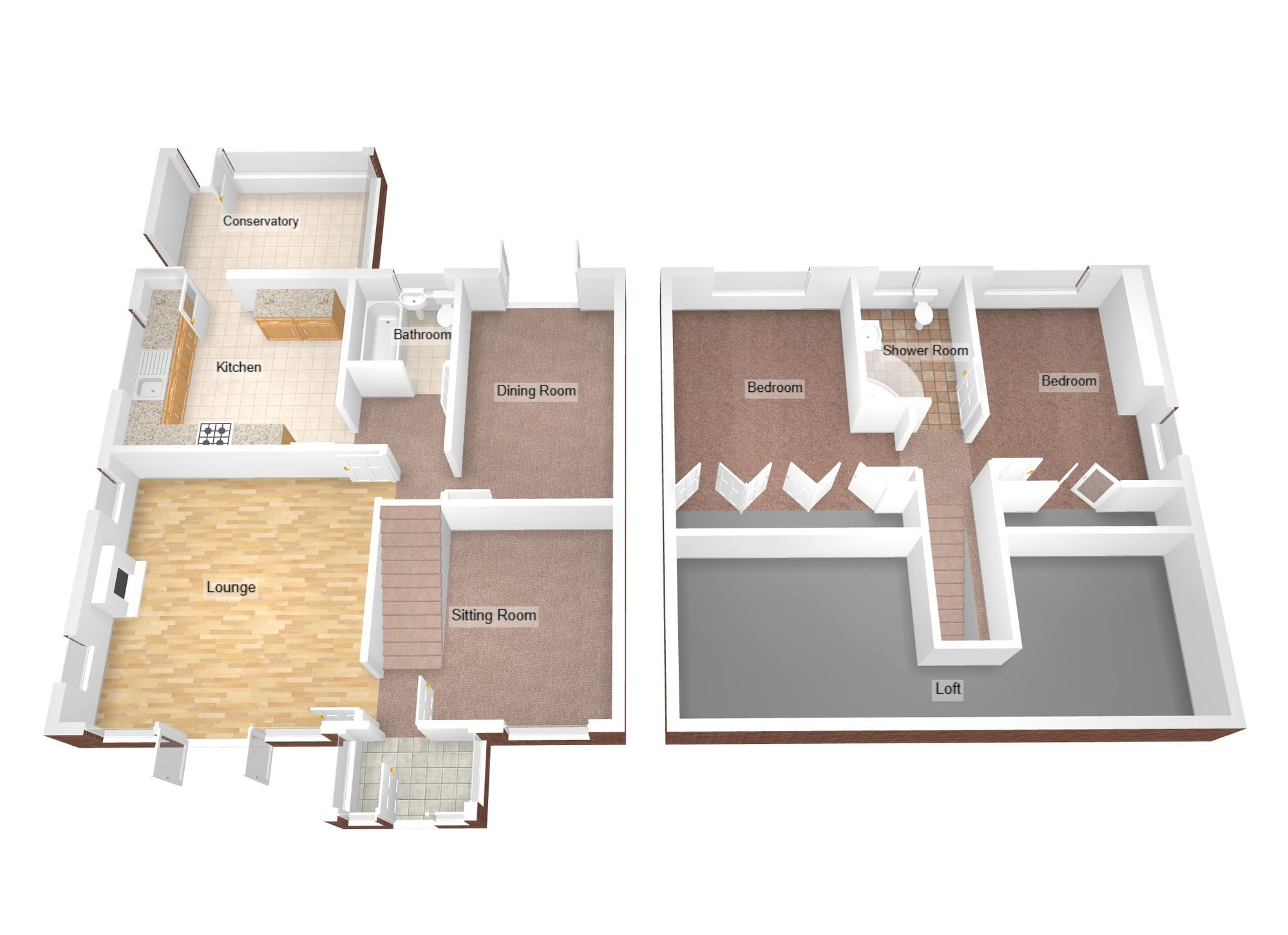 Floorplan for Greenfields Avenue, Bridgend, CF31