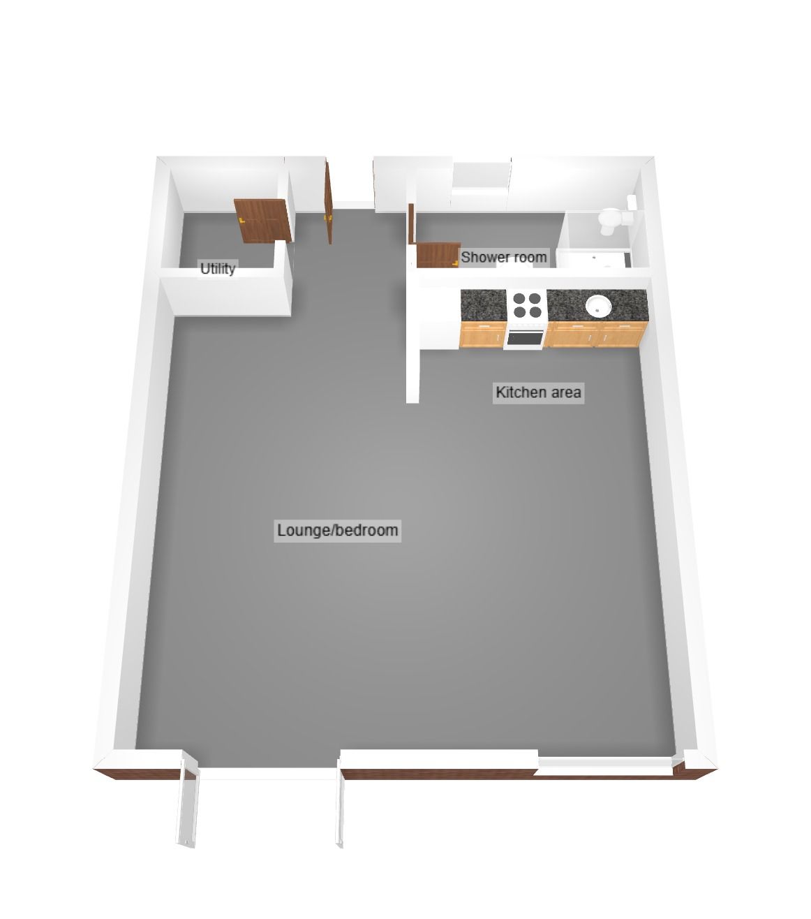 Floorplan for Longacres, Bridgend