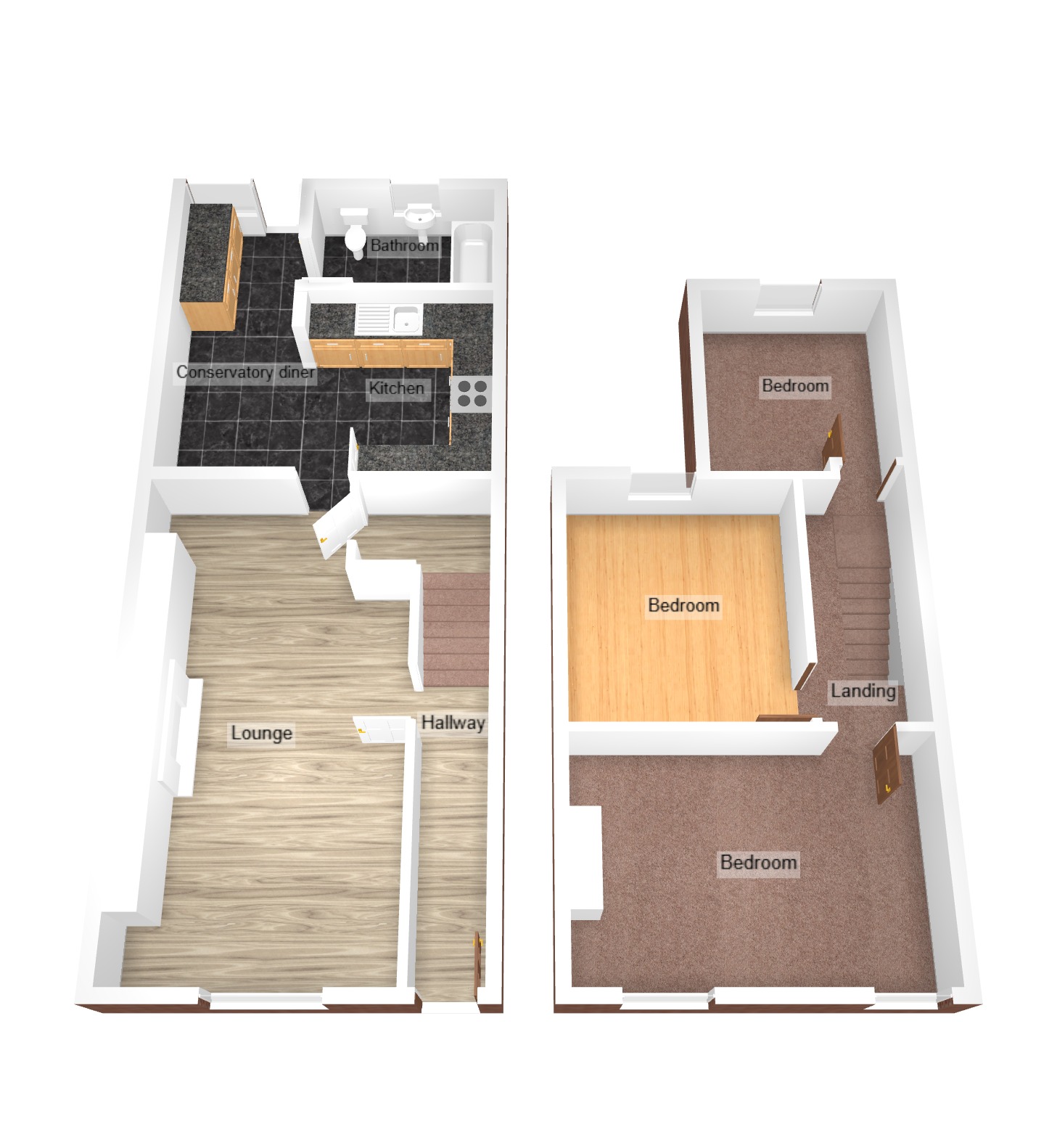 Floorplan for Cemetery Road, Bridgend