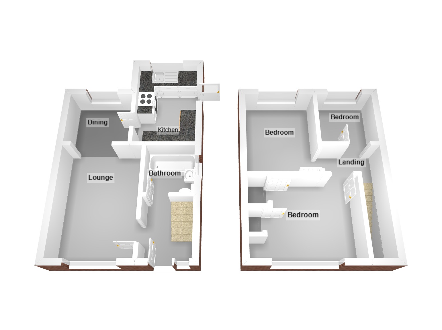 Floorplan for Sarn, Bridgend, Mid Glamorgan