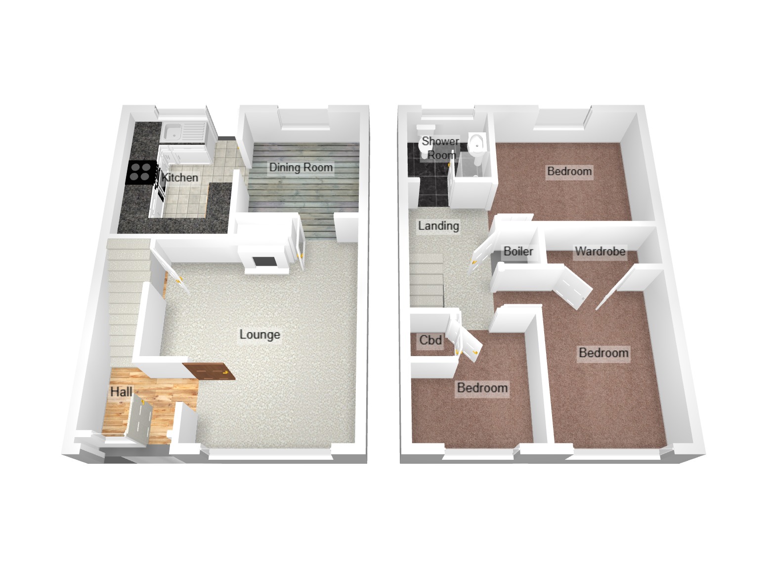 Floorplan for Meini Tirion, Bridgend, Mid Glamorgan