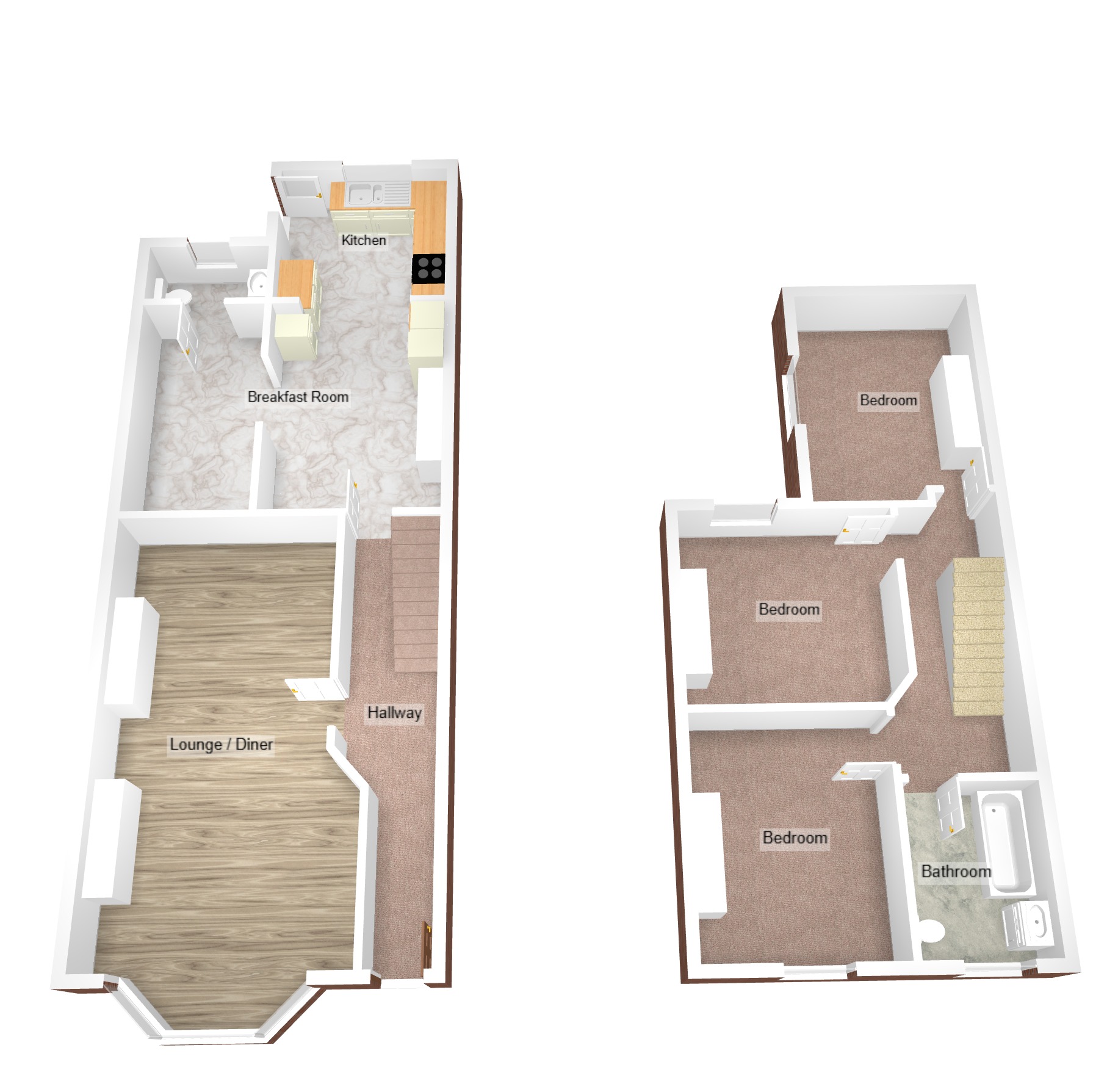 Floorplan for Sarn, Bridgend, Mid Glamorgan