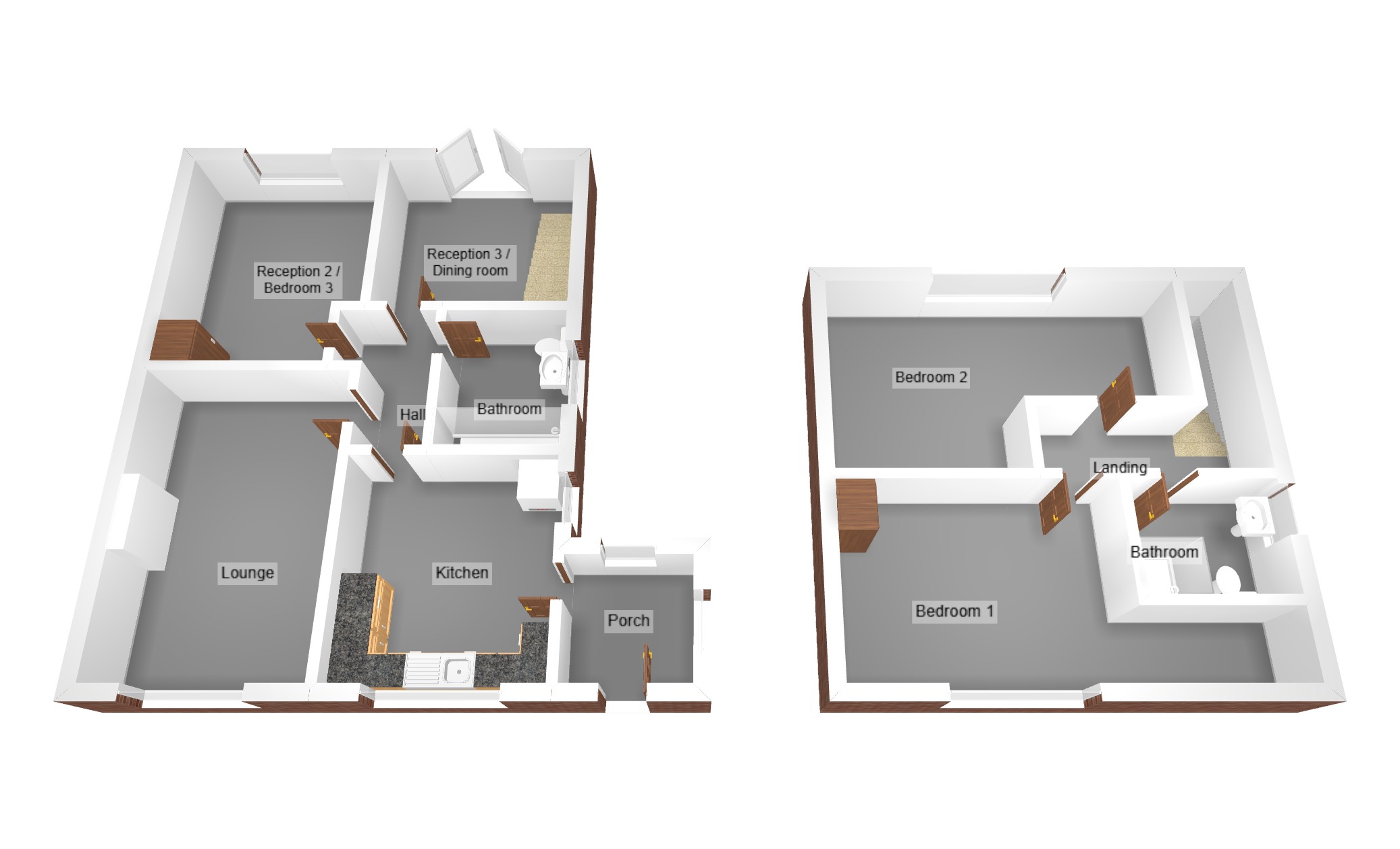 Floorplan for Merlin Crescent, Bridgend, Mid Glamorgan