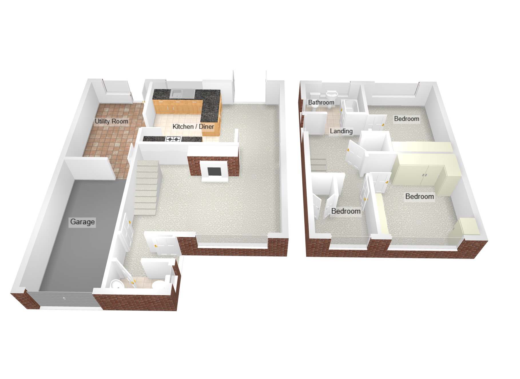 Floorplan for Bedw Arian, Bridgend, Mid Glamorgan