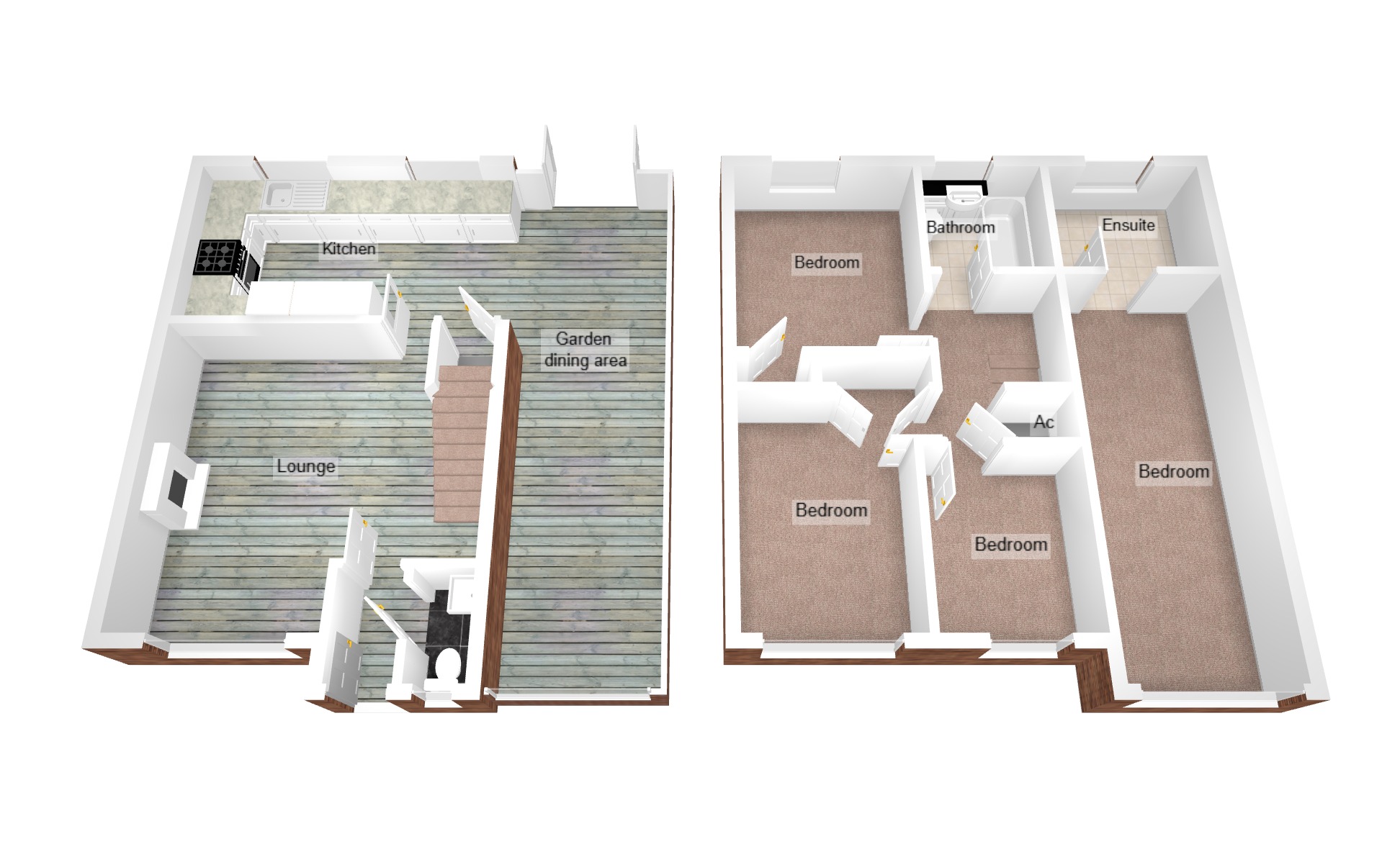 Floorplan for South Cornelly, Bridgend, Mid Glamorgan
