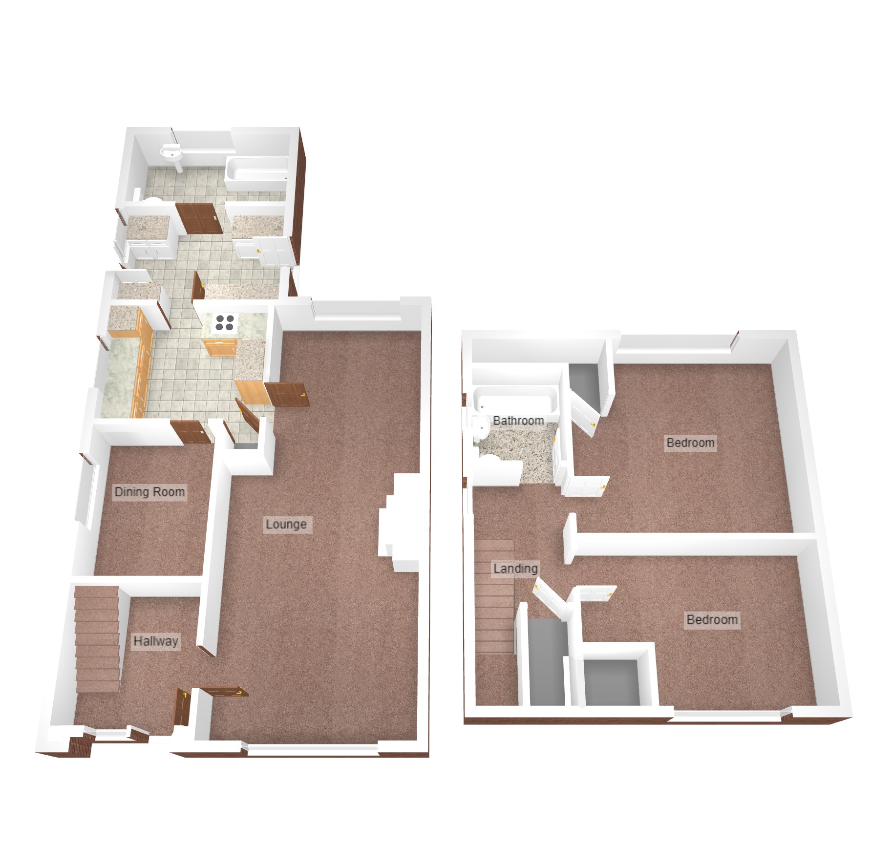 Floorplan for Pen-Y-Fai, Bridgend, Mid Glamorgan