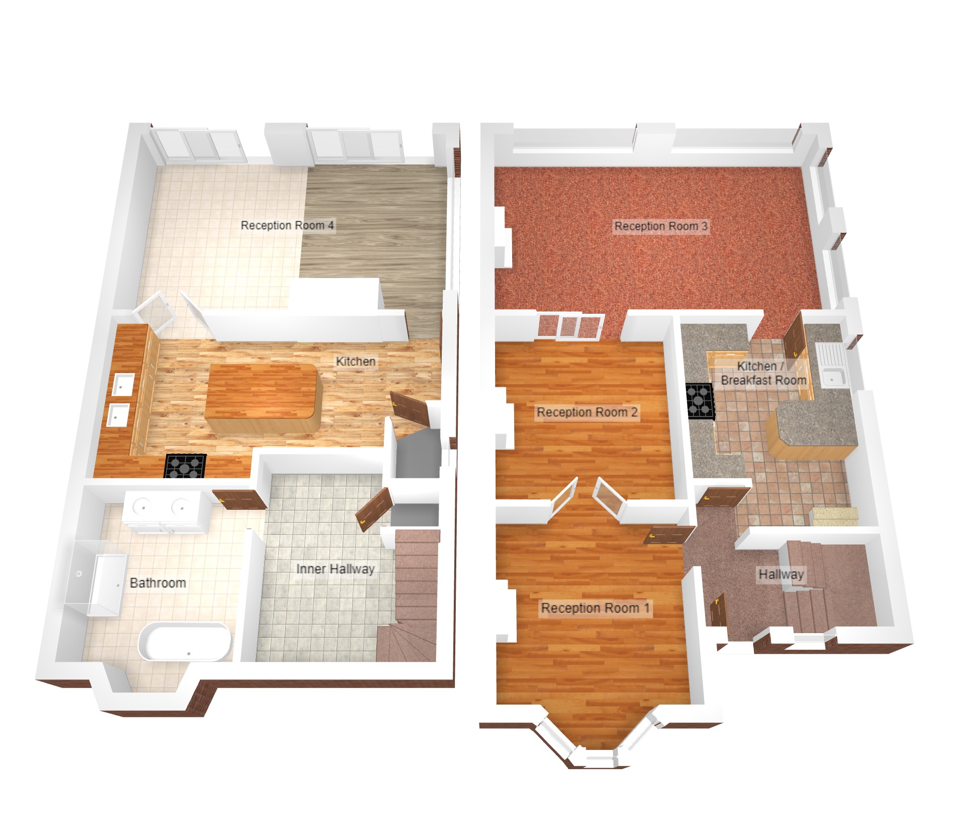 Floorplan for Llangynwyd, Mid Glamorgan