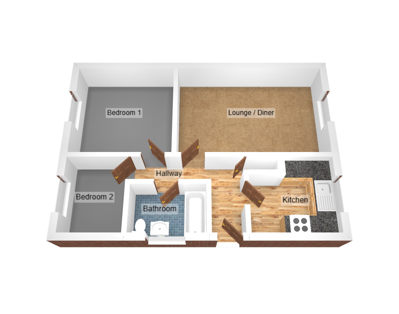 Floorplan for Baglan, Port Talbot, West Glamorgan
