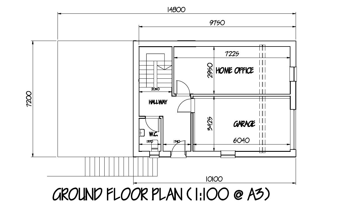Floorplan for Llangynwyd, Maesteg, Bridgend