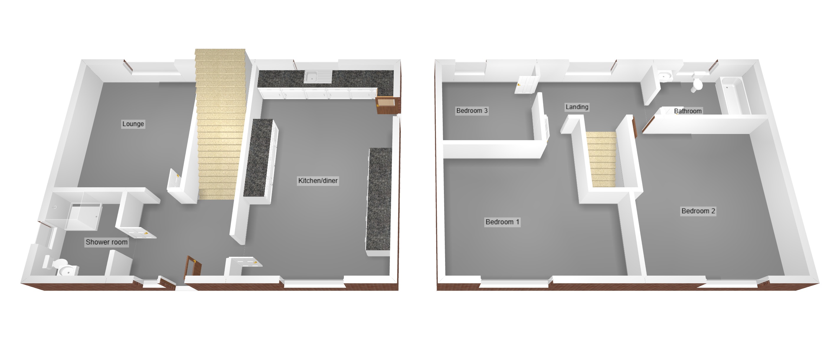 Floorplan for Cymmer, Port Talbot, West Glamorgan