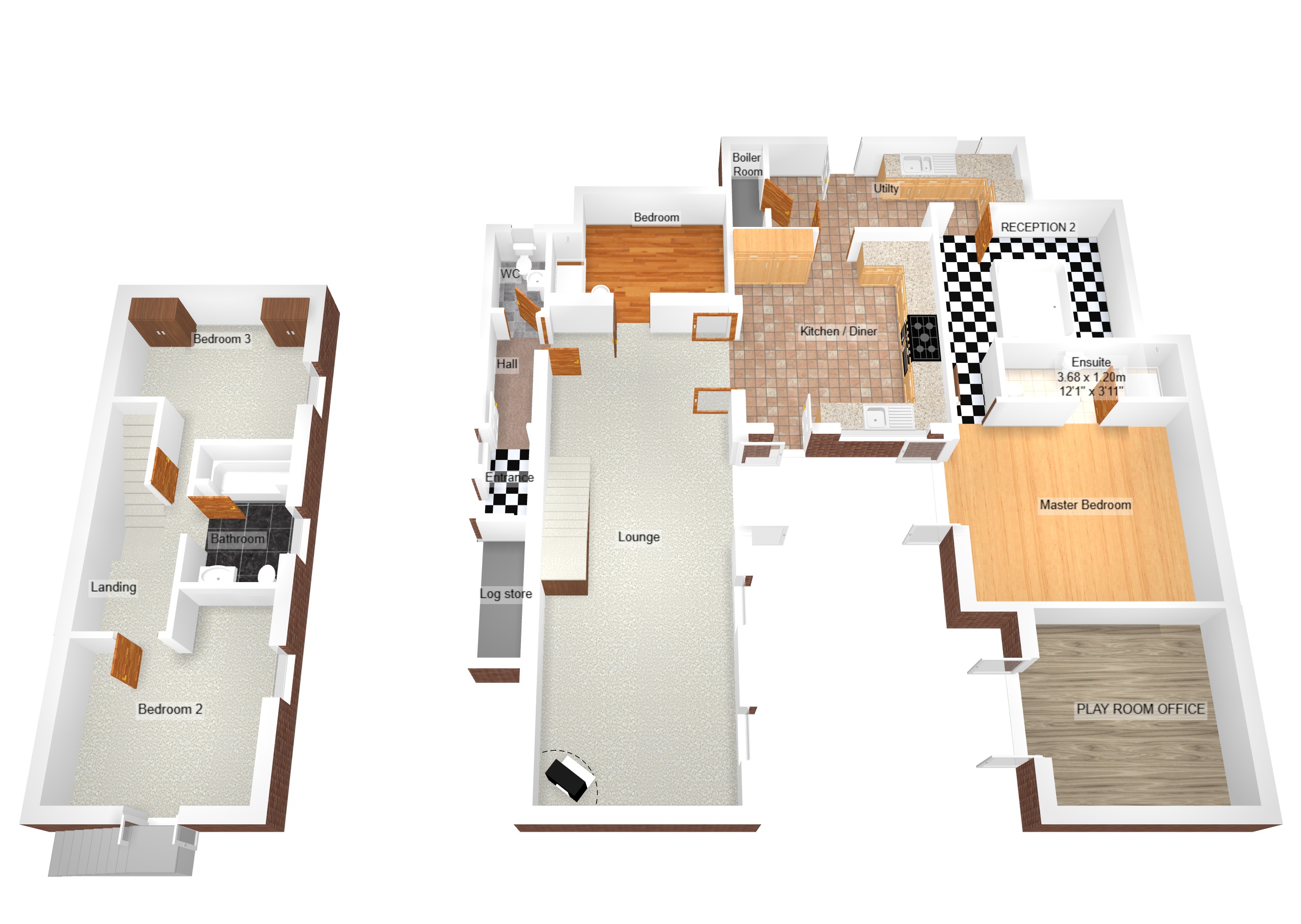 Floorplan for Pencoed, Bridgend, Mid Glamorgan