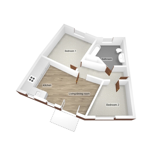 Floorplan for Golwg Y Madjoe, Port Talbot, West Glamorgan
