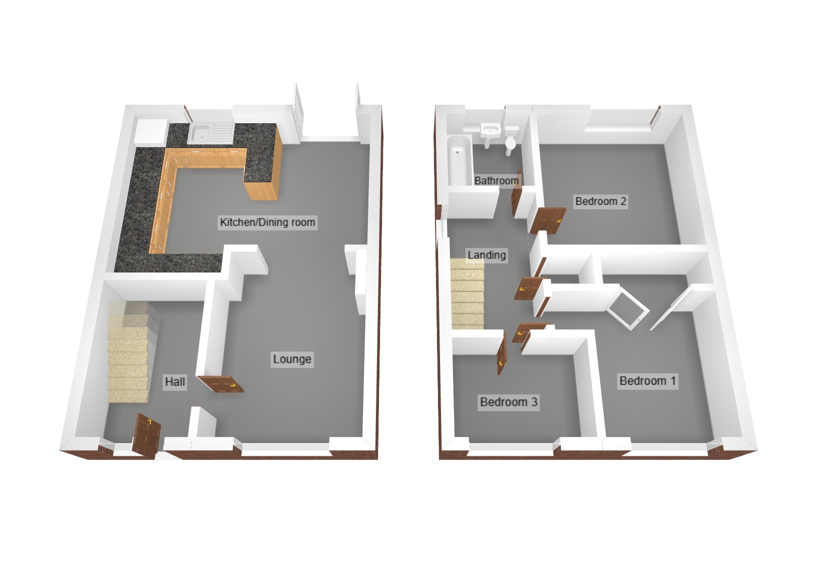 Floorplan for Bryncethin, Bridgend, Mid Glamorgan