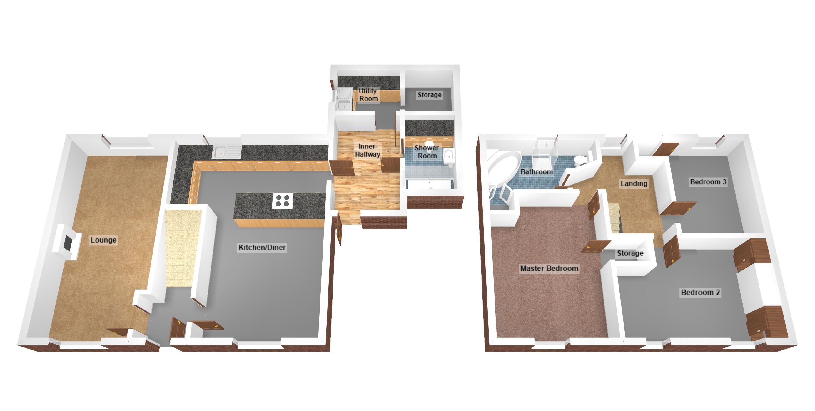 Floorplan for Sarn, Bridgend, Mid Glamorgan