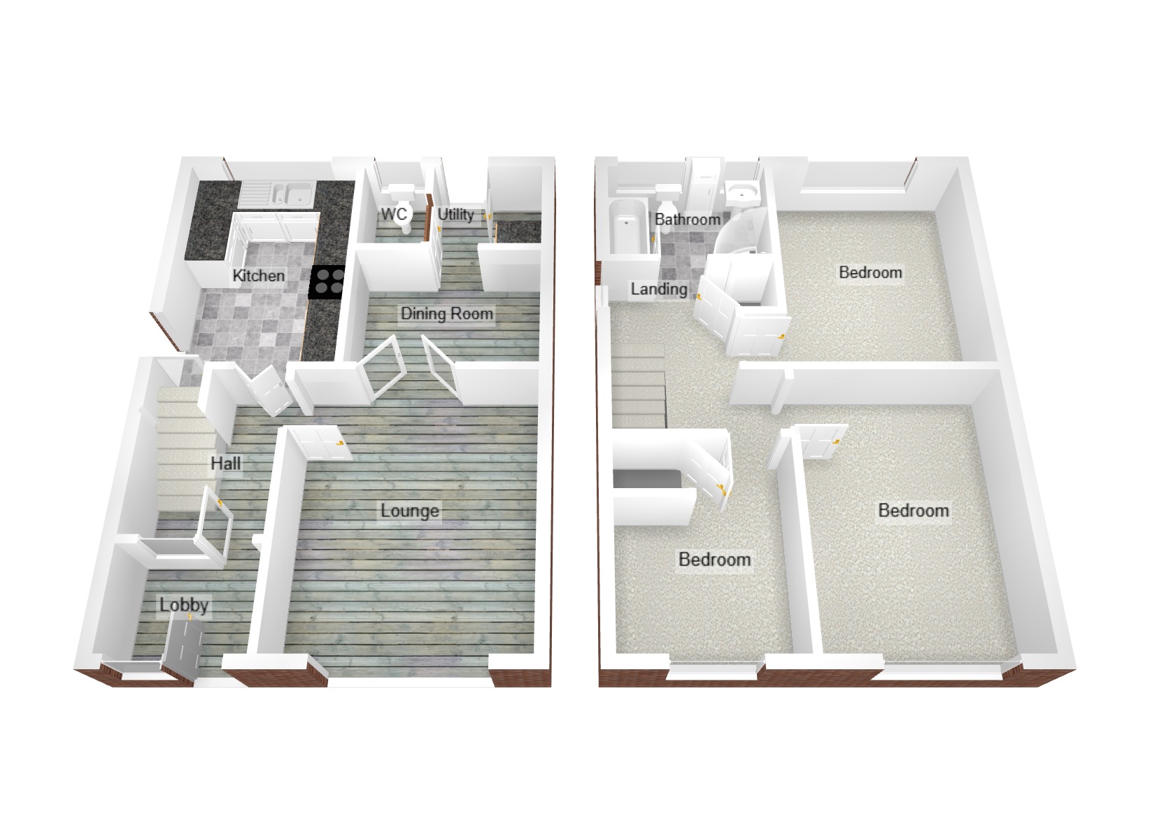 Floorplan for Pencoed, Bridgend, Mid Glamorgan