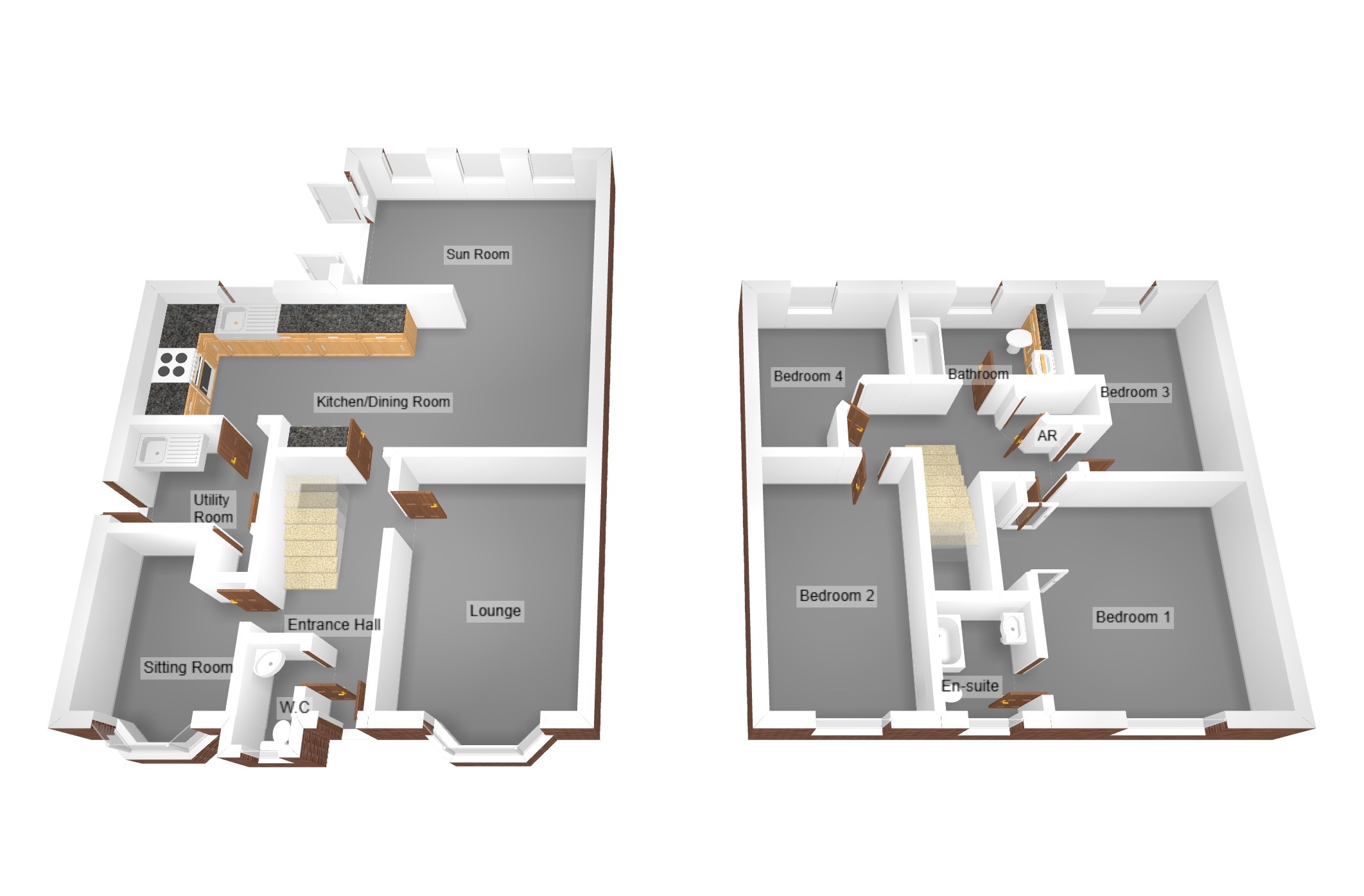 Floorplan for Pen-Y-Fai, Bridgend, Mid Glamorgan