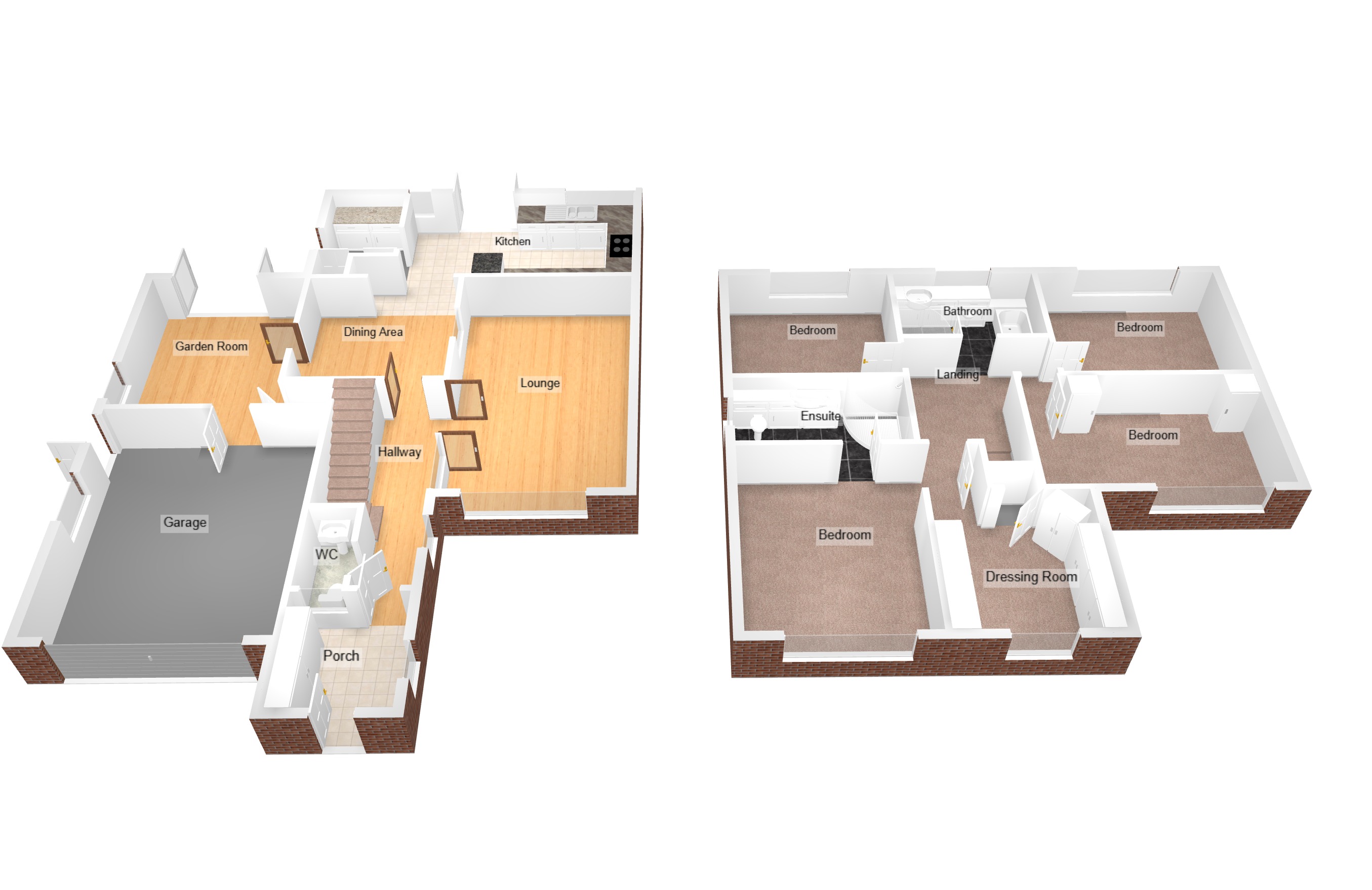 Floorplan for Coychurch, Bridgend, Mid Glamorgan