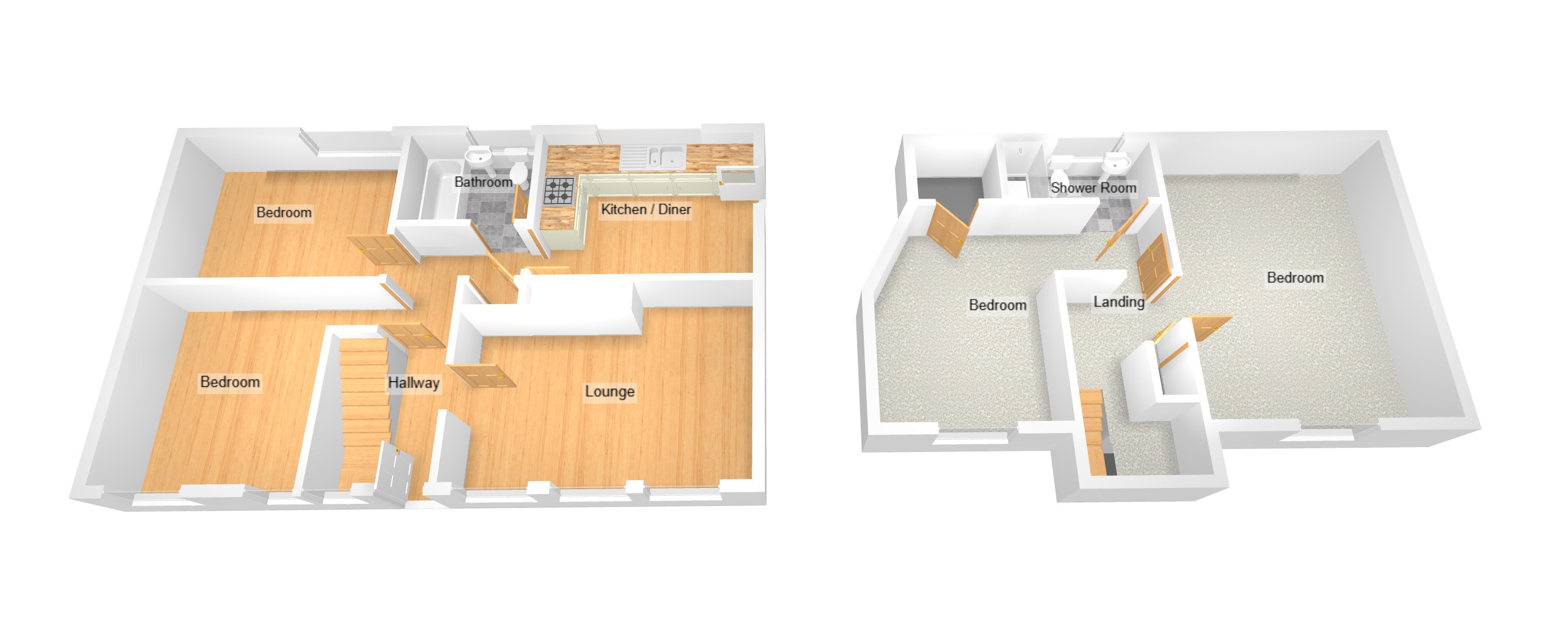 Floorplan for Shakespeare Avenue, Bridgend