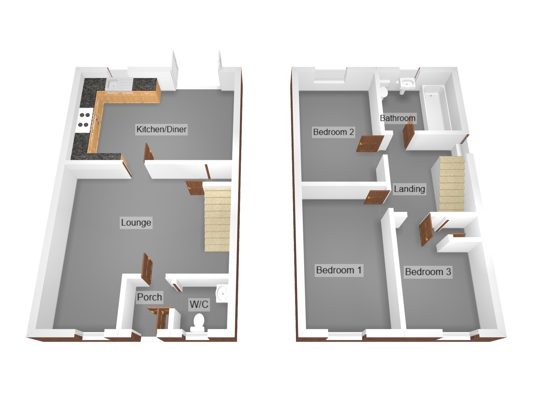 Floorplan for Sarn, Bridgend, Mid Glamorgan