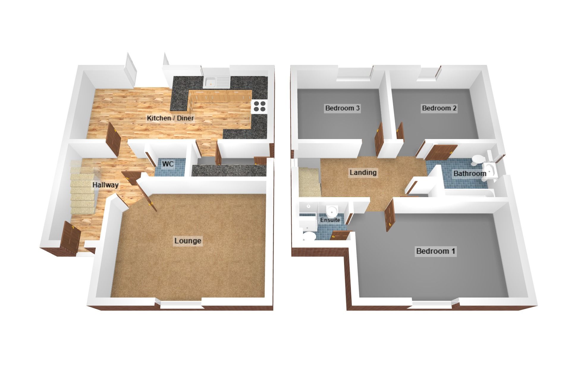 Floorplan for Emily Fields, Birchgrove, Swansea