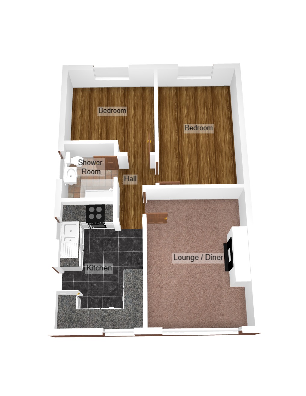 Floorplan for Pencoed, Bridgend, Mid Glamorgan