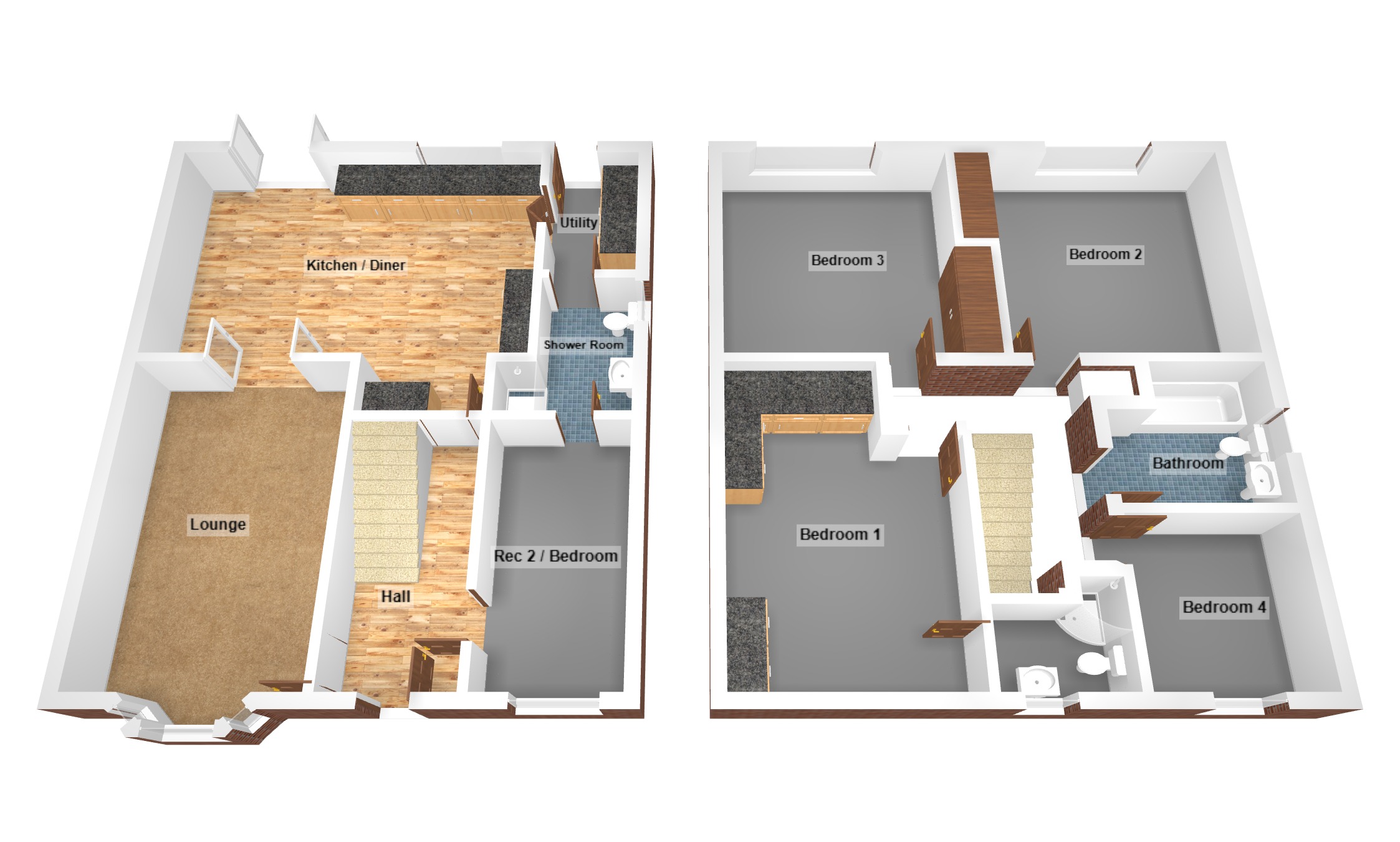 Floorplan for Blaen Y Cwm, Bridgend, Mid Glamorgan