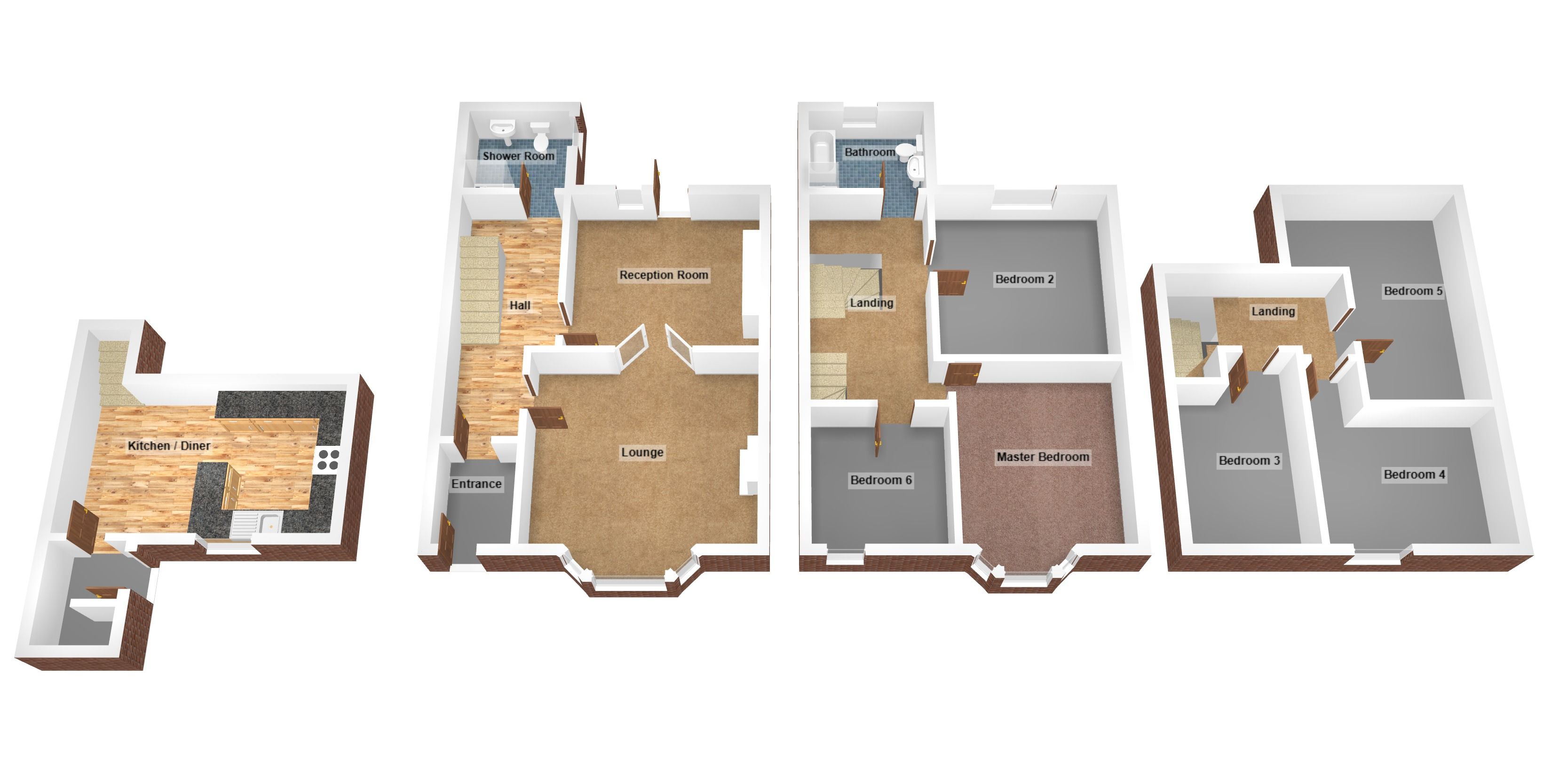 Floorplan for Cymmer, Port Talbot, West Glamorgan