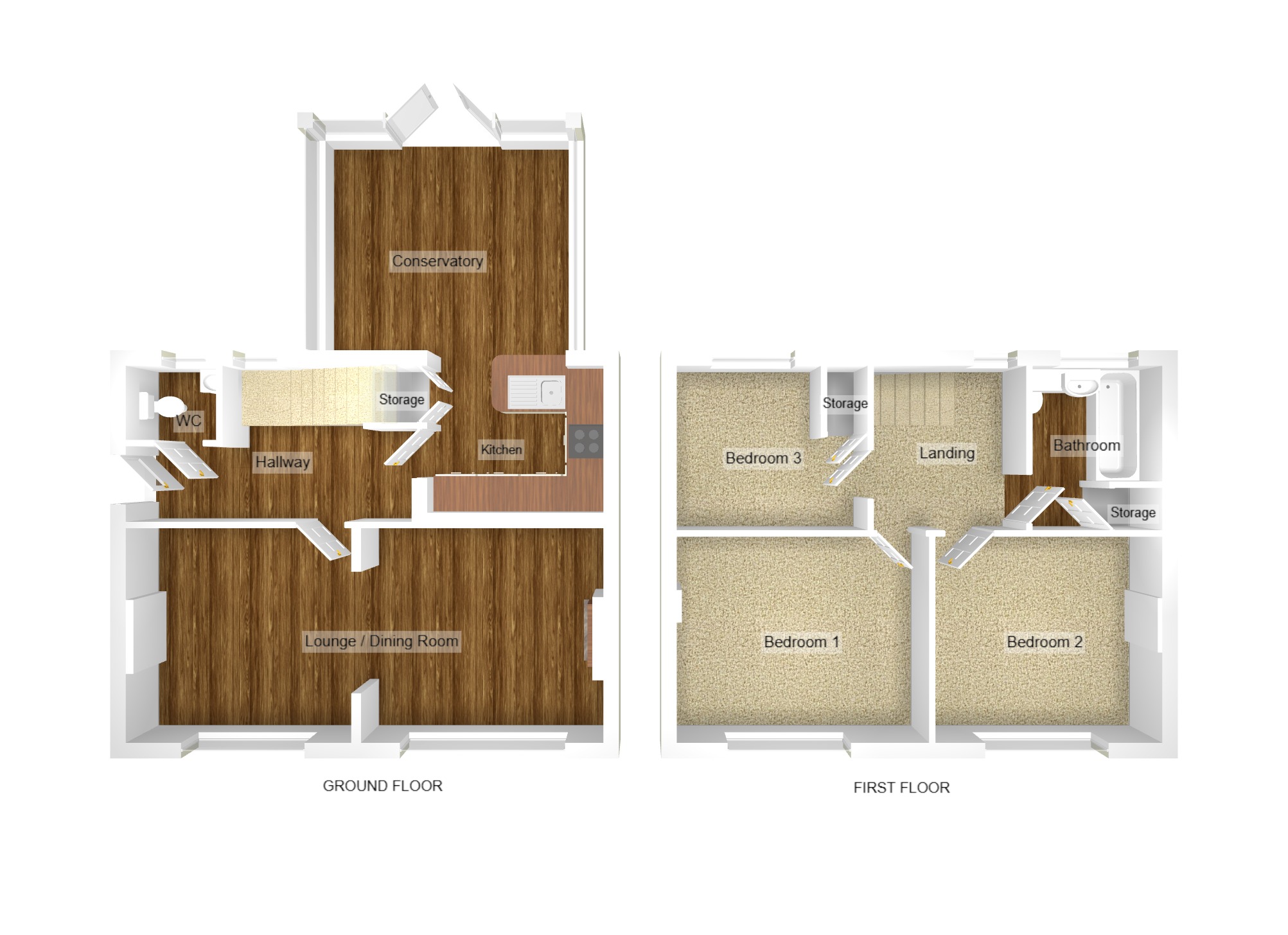 Floorplan for Purcell Avenue, Port Talbot