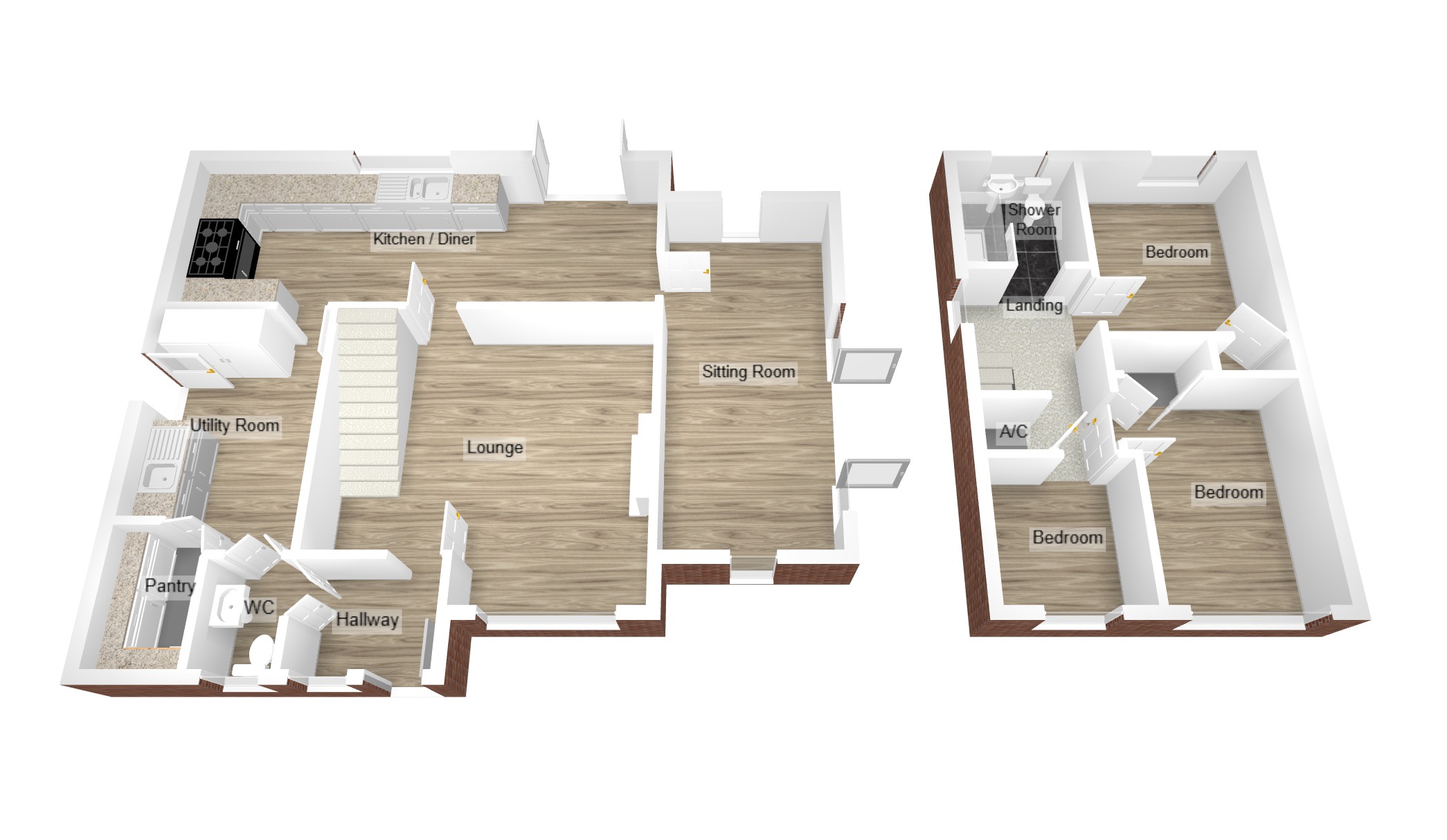 Floorplan for Ton Tylluan, Bridgend
