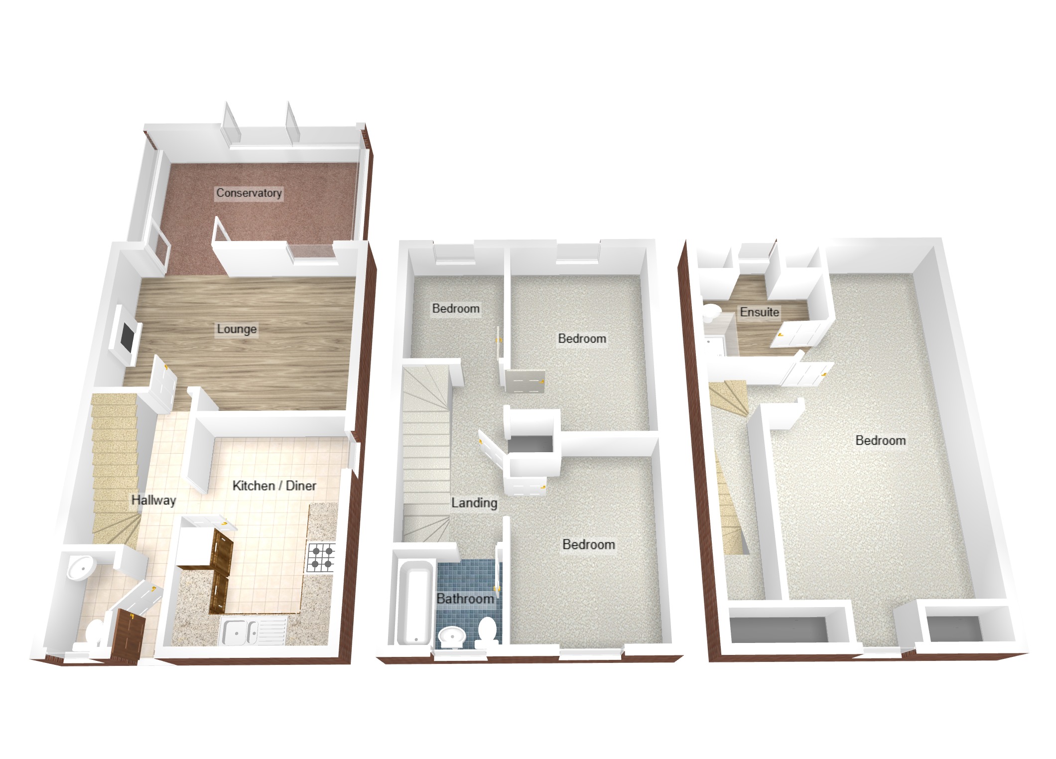 Floorplan for Maes Y Cadno, Coity, Bridgend