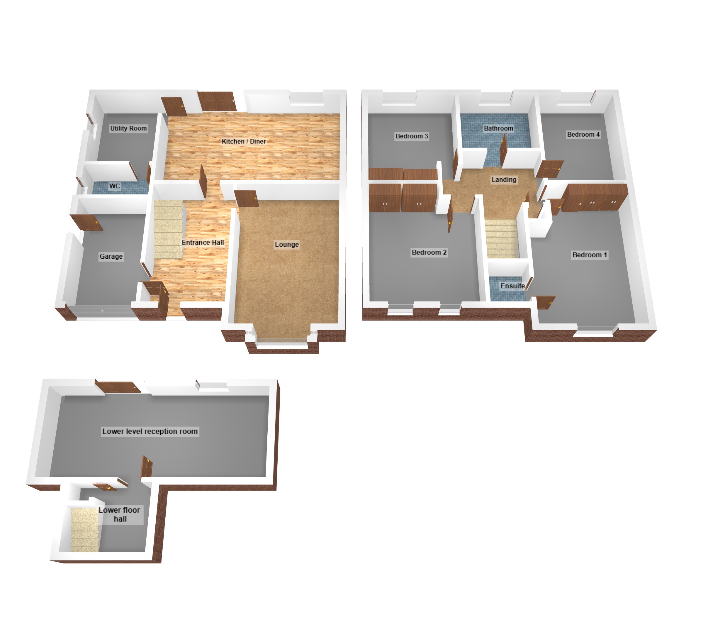 Floorplan for Pen-Y-Fai, Bridgend, Mid Glamorgan