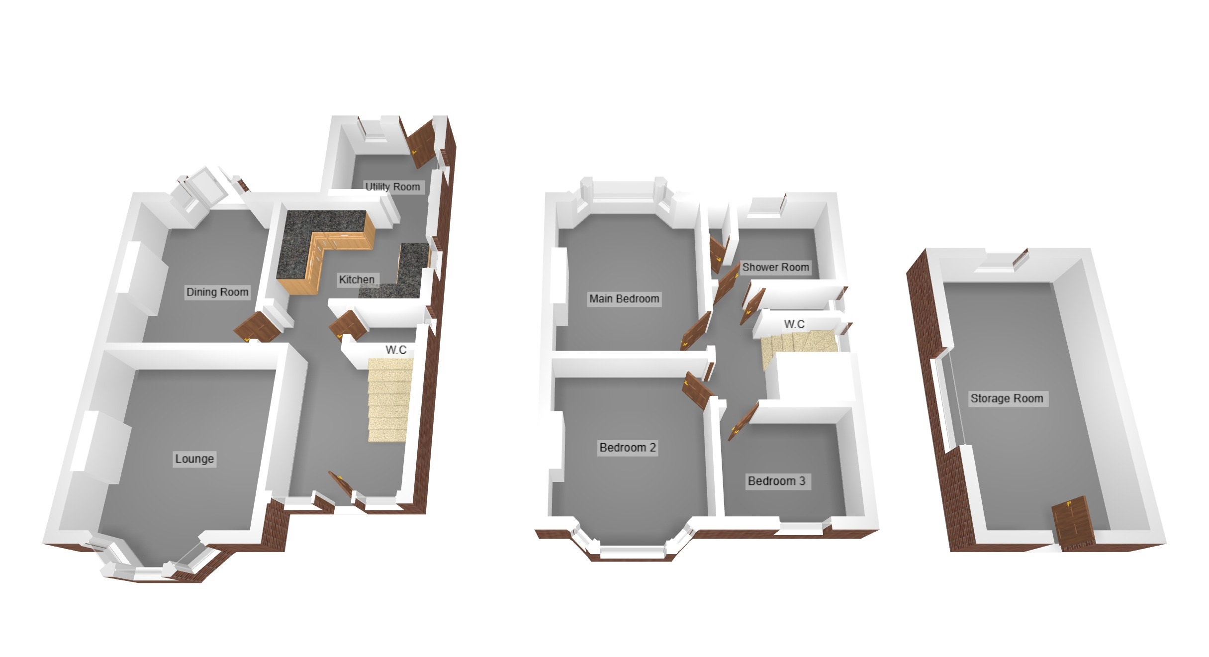 Floorplan for Priory Avenue, Bridgend