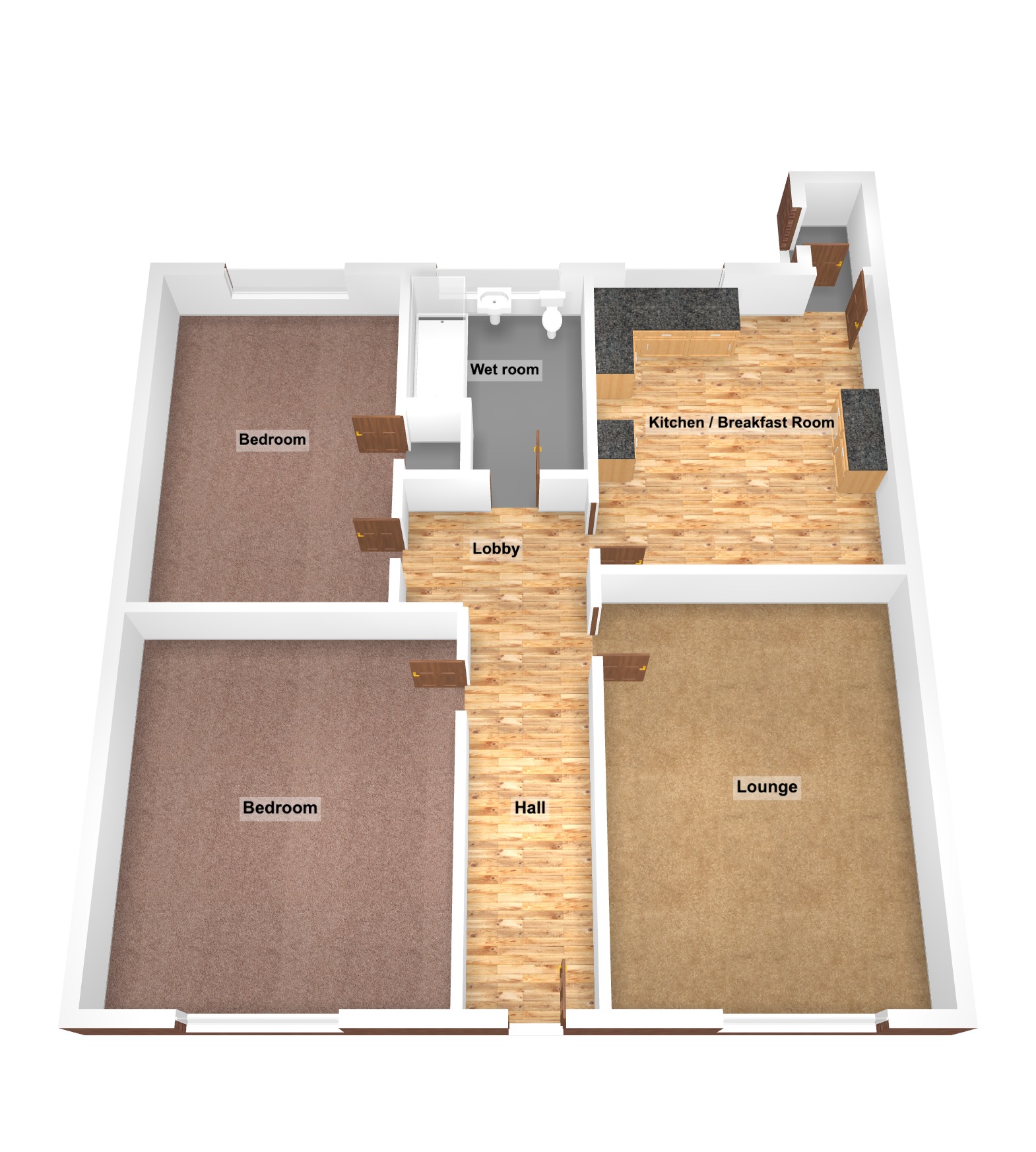 Floorplan for Maesglas, Tondu, Bridgend
