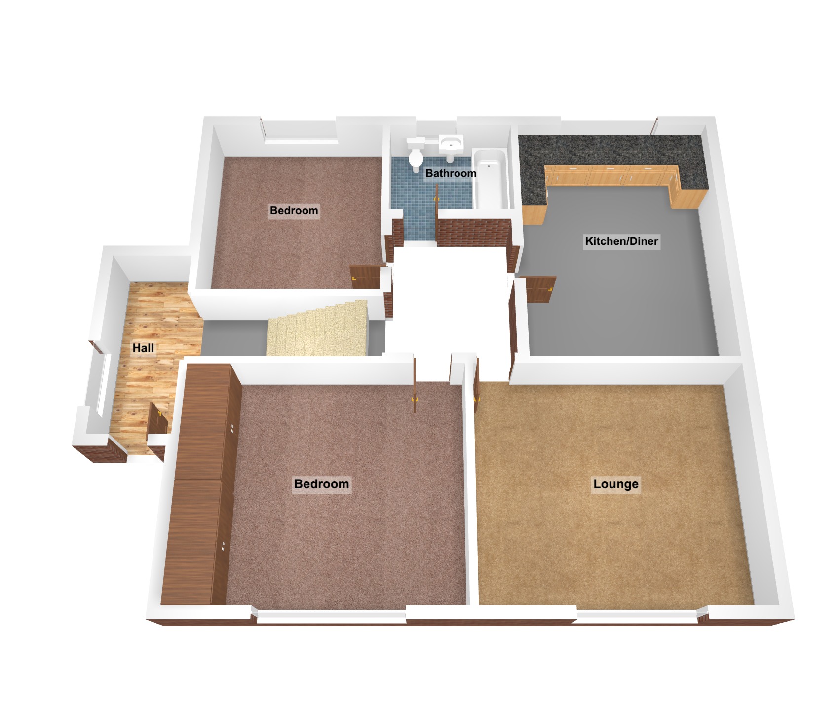 Floorplan for Ffordd-Y-Goedwig, Pyle, Bridgend