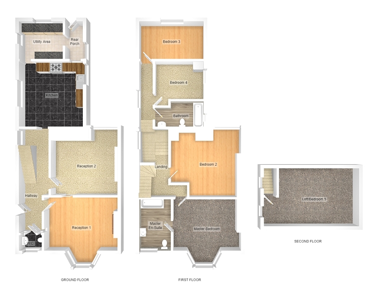 Floorplan for Springfield Terrace, Baglan, Port Talbot