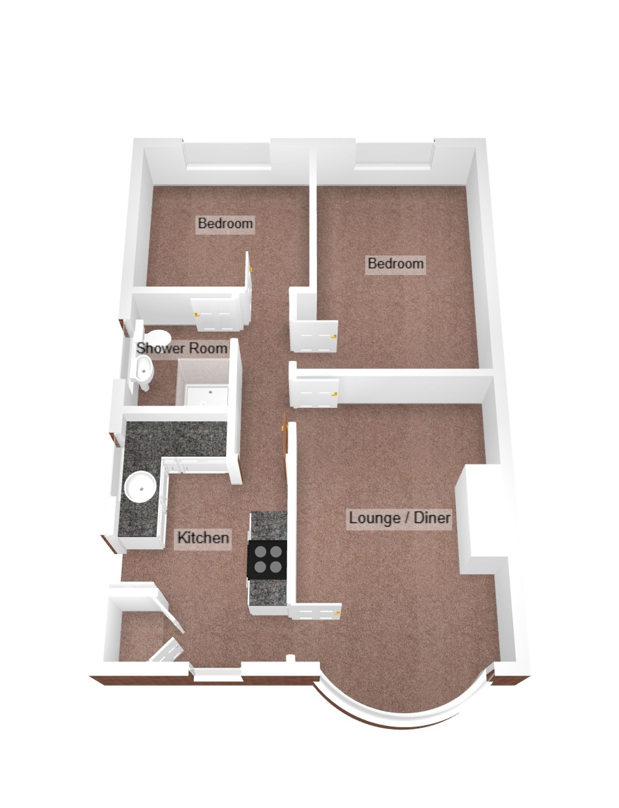 Floorplan for Ton Teg, Pencoed, CF35