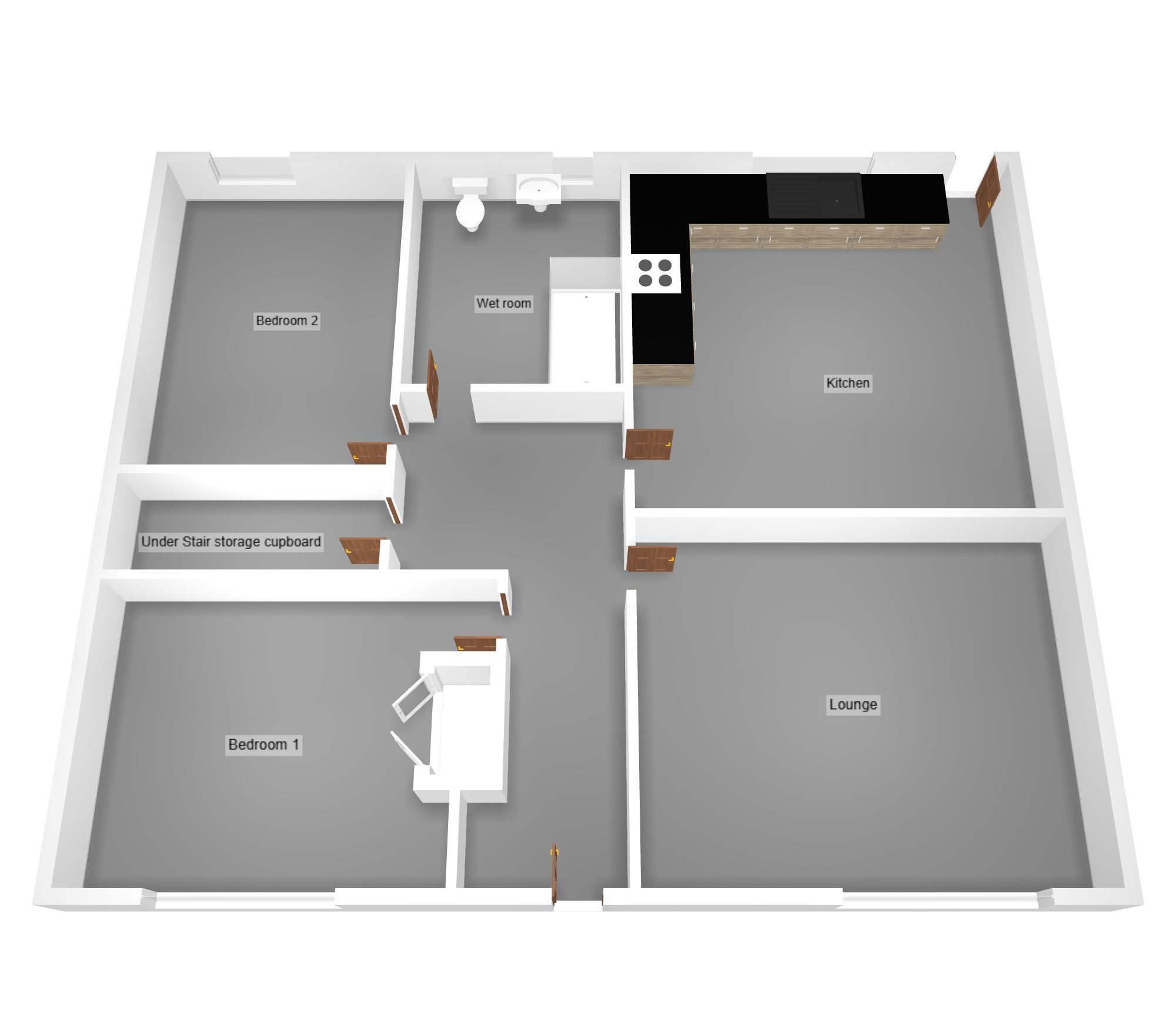Floorplan for Bryn Glas, Bridgend