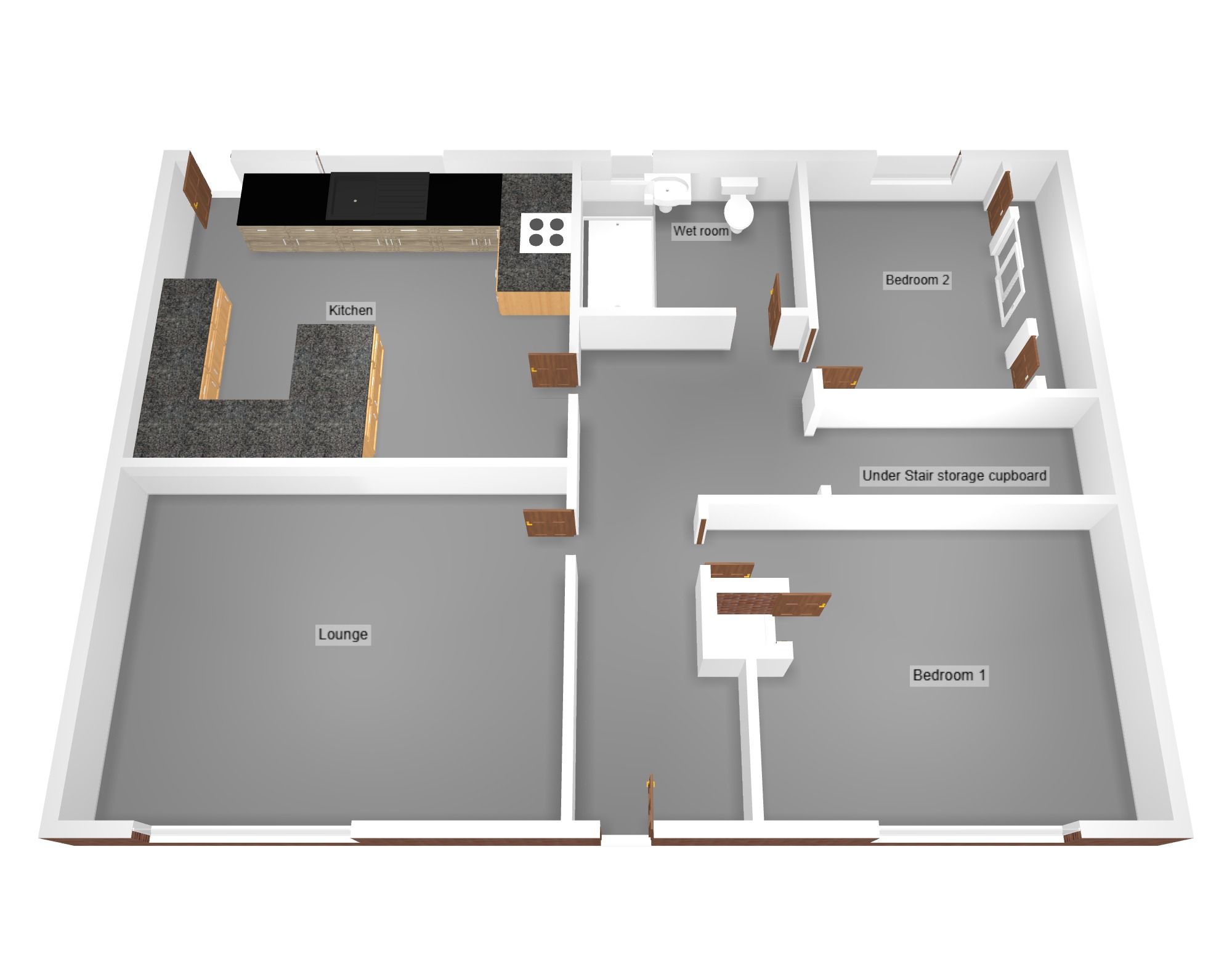 Floorplan for Eustace Drive, Bryncethin, Bridgend
