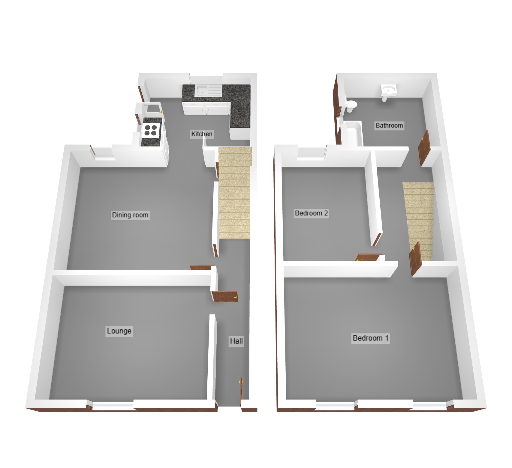 Floorplan for Old Road, Neath