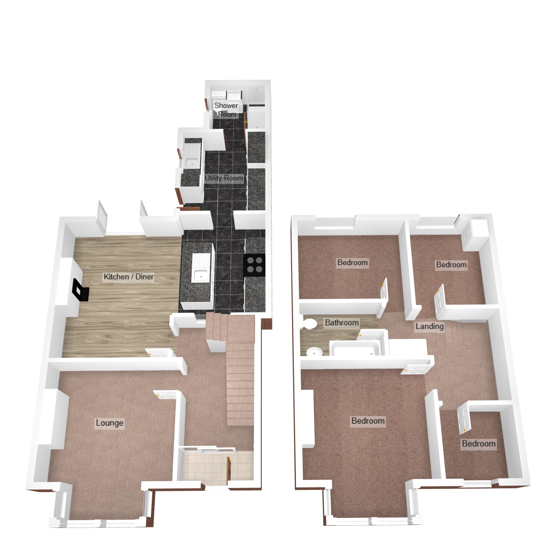 Floorplan for Connaught Street, Port Talbot