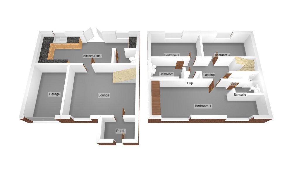 Floorplan for Rhodfa Bryn Castell, Bridgend