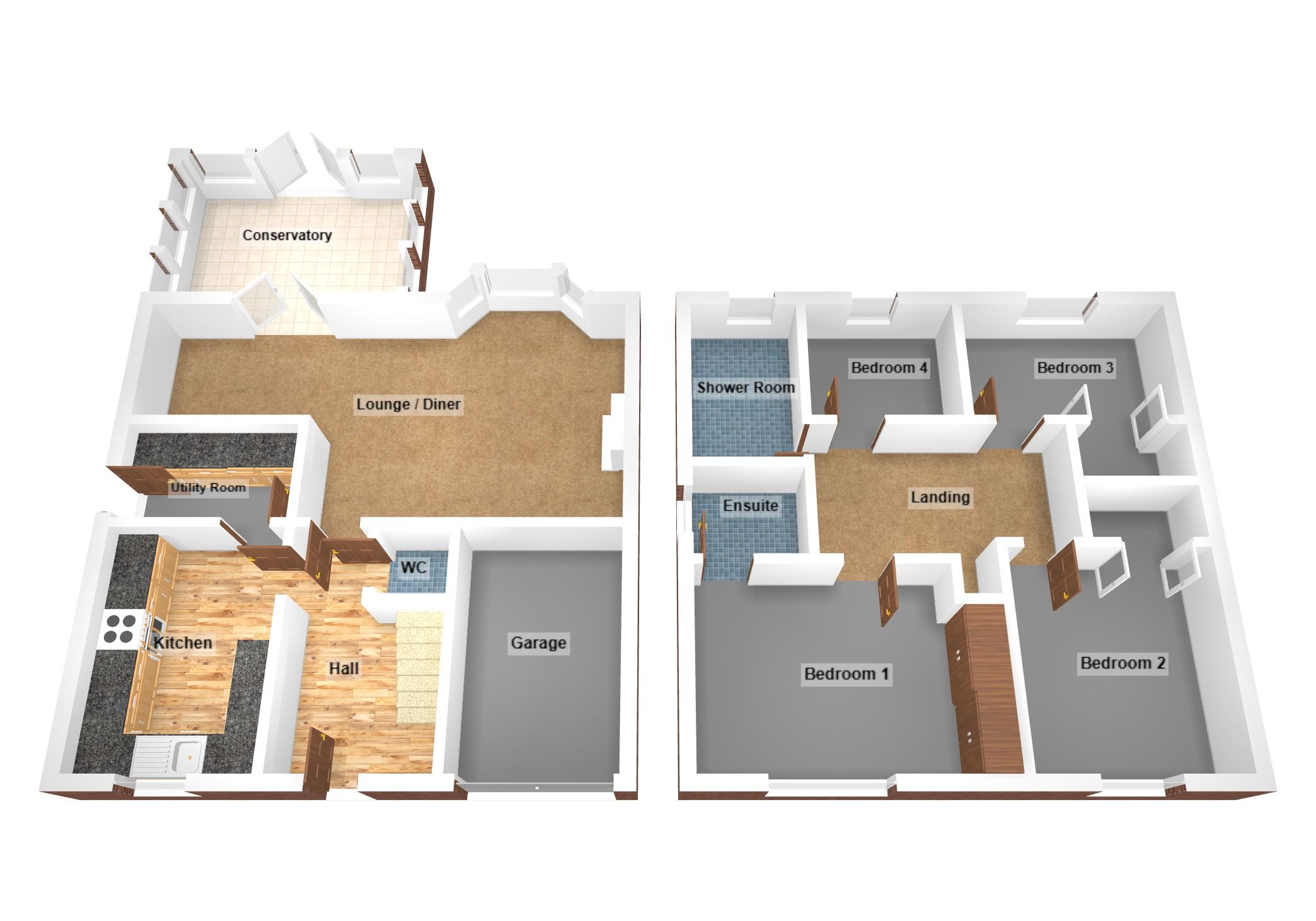Floorplan for Ynys Y Gored, Port Talbot