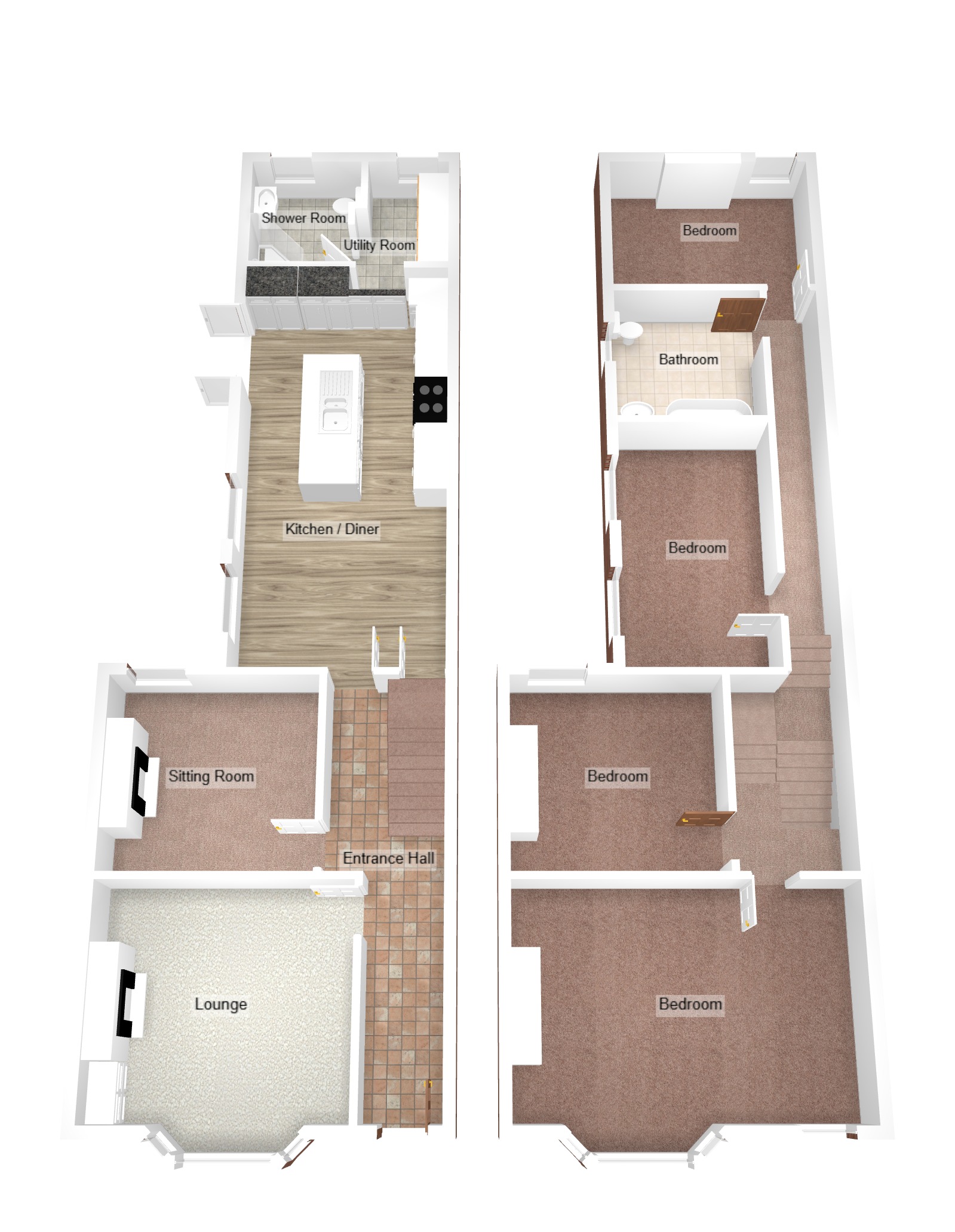 Floorplan for Tanygroes Street, Port Talbot