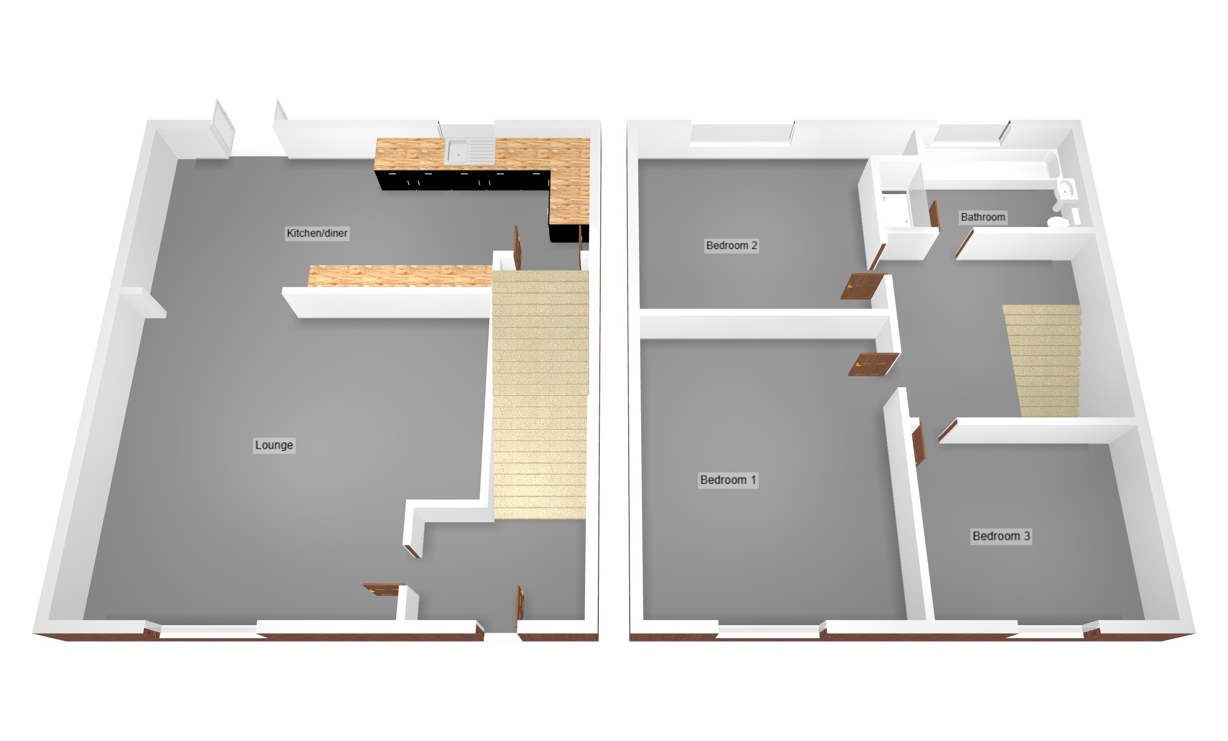 Floorplan for Cae Talcen, Pencoed, Bridgend