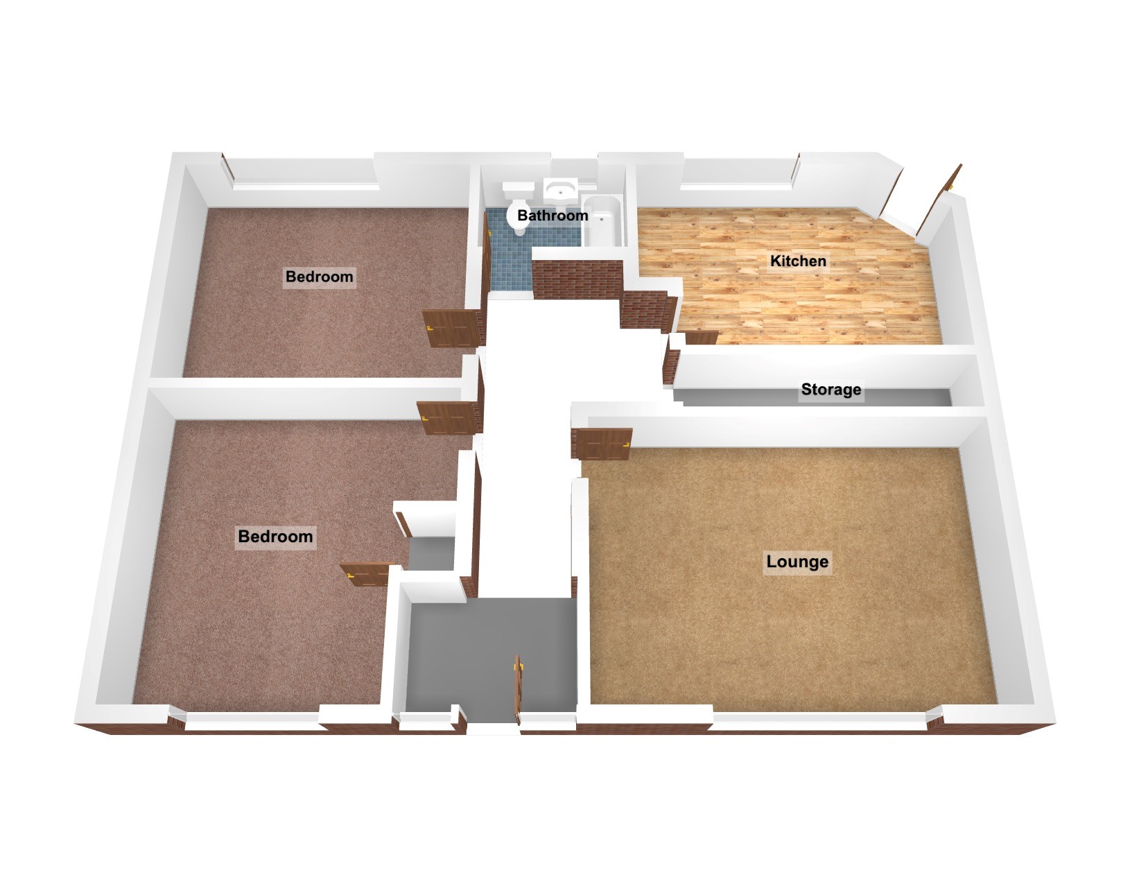 Floorplan for Protheroe Avenue, Pen-Y-Fai, Bridgend