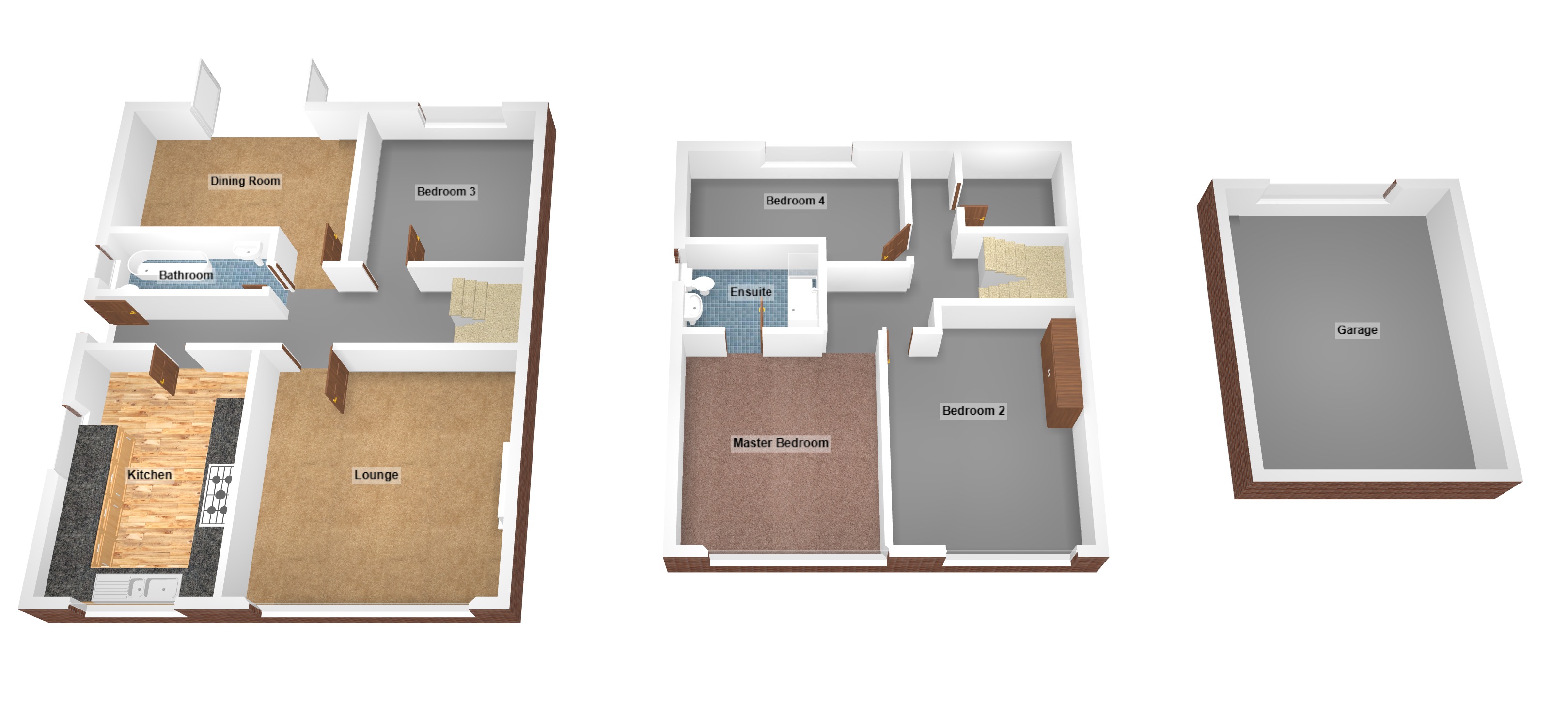 Floorplan for Bryn Rhedyn, Pencoed, Bridgend