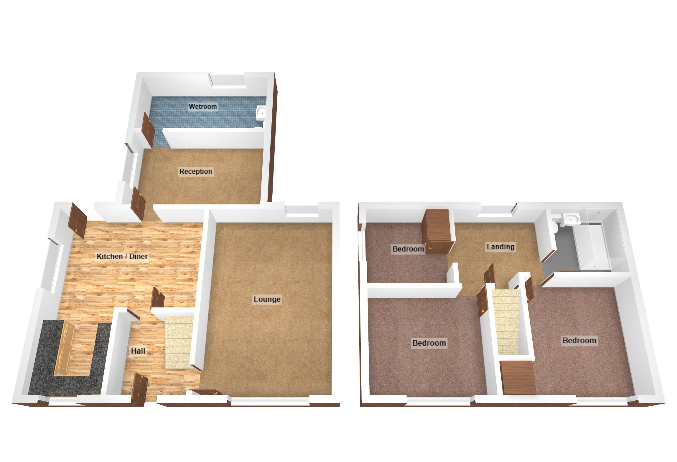Floorplan for Pyle Inn Way, Pyle, Bridgend
